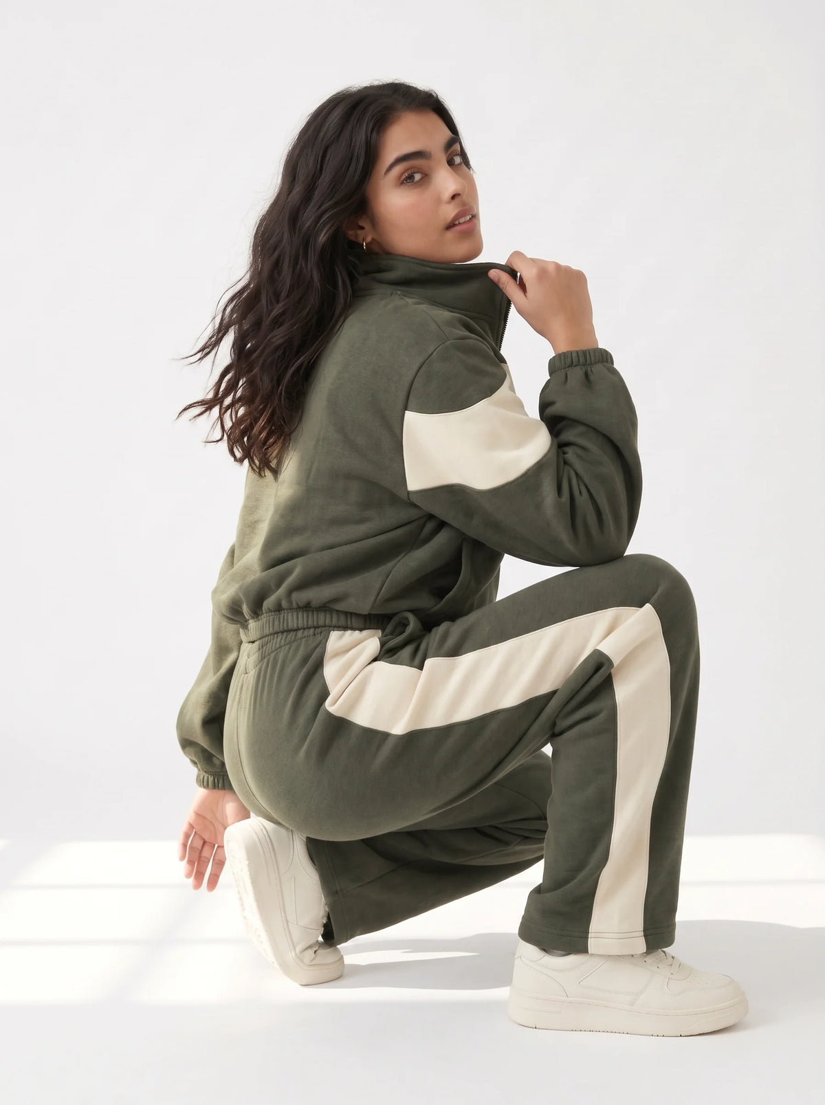 Fleece Set - Cool Fit - Olive Green