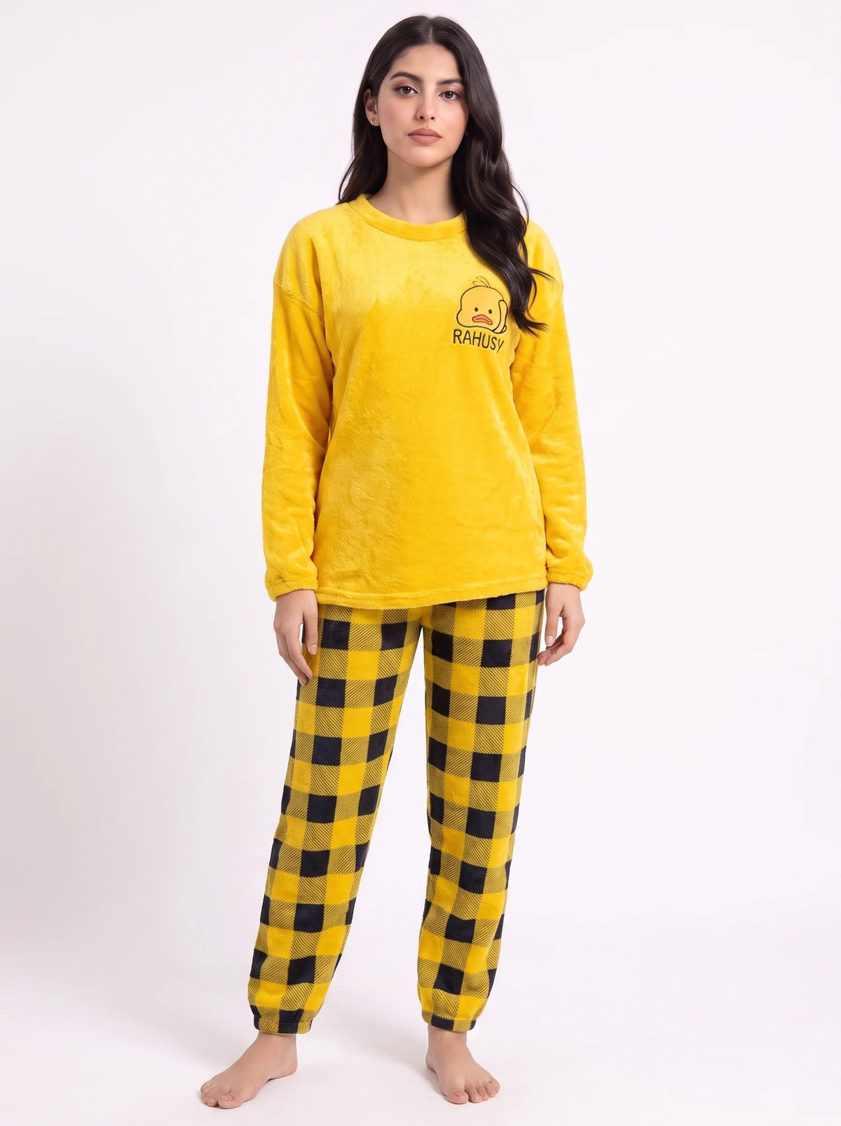 Fleece Pajama Suit - Warm Hive