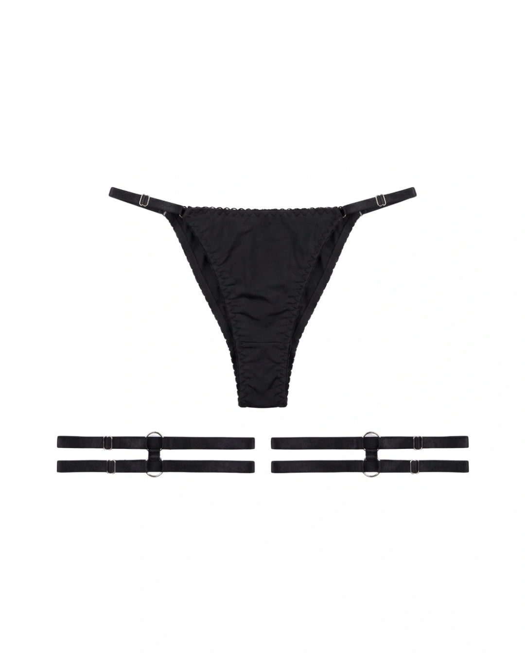 Garter Set - Ebonix - Black