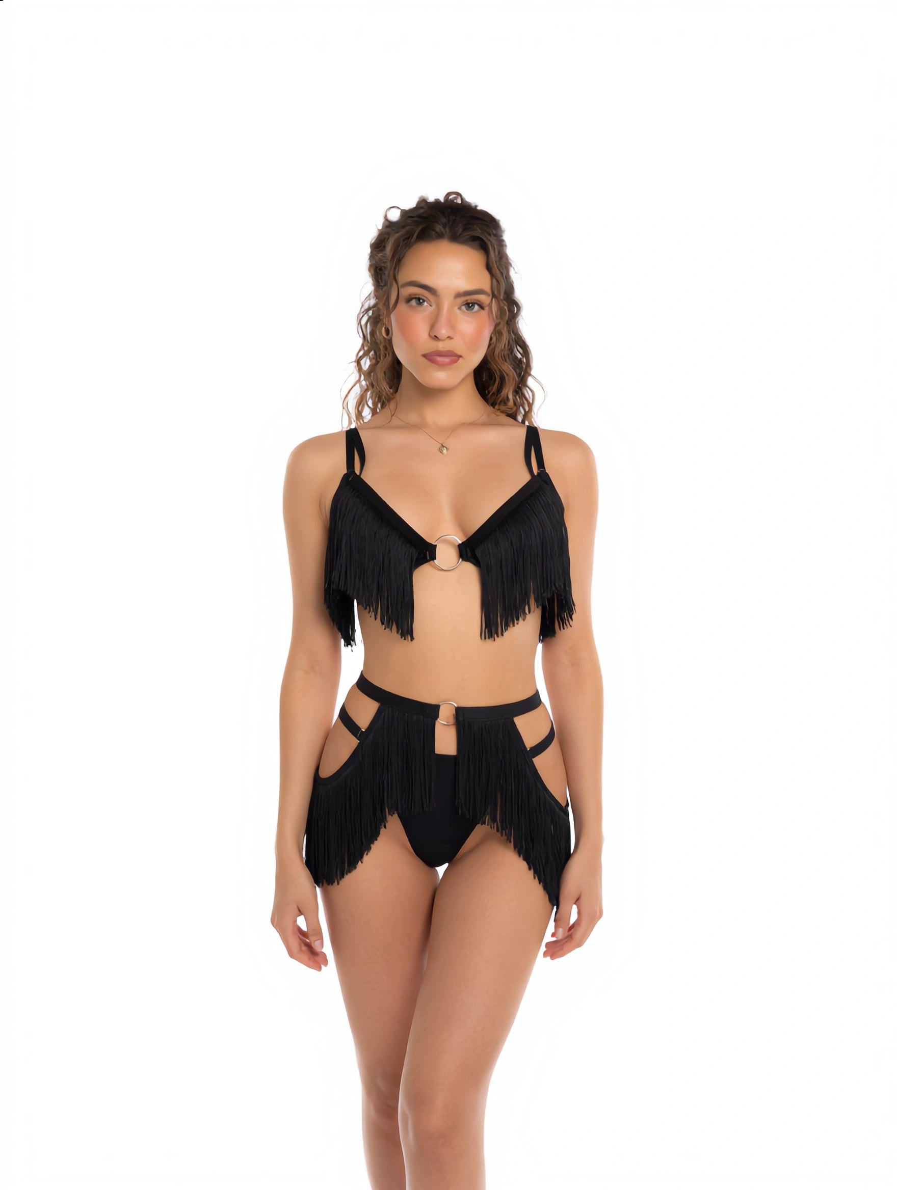 Garter Set - Sovira - Black