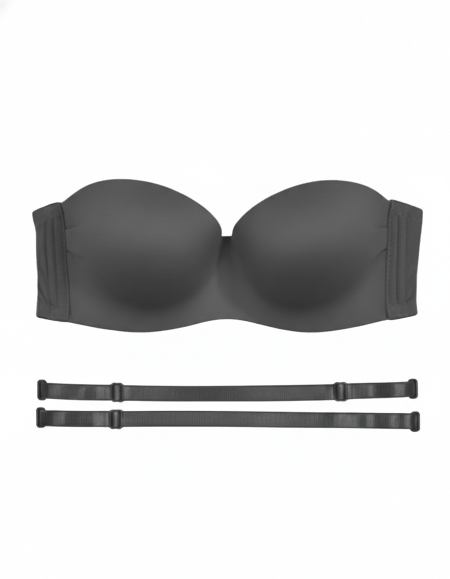 Padded Bra - Smooth Ease - Charcoal