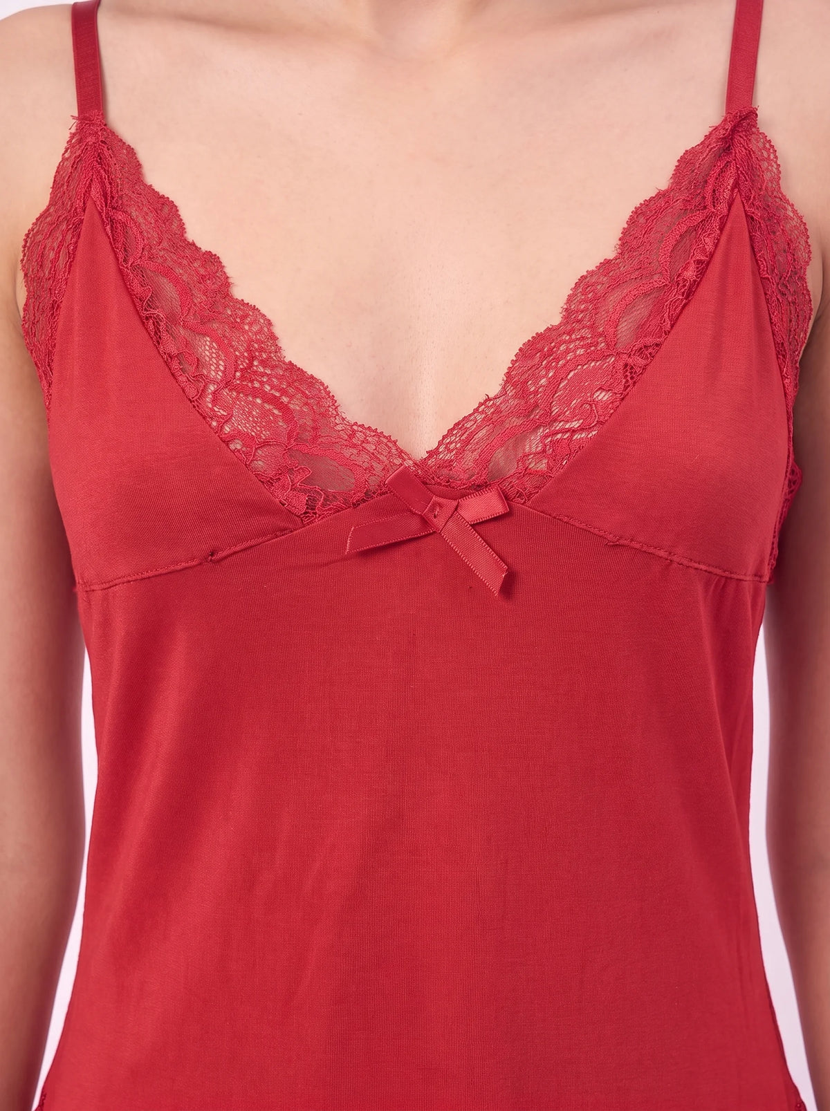 Babydoll Short Lingerie - Glosia - Maroon