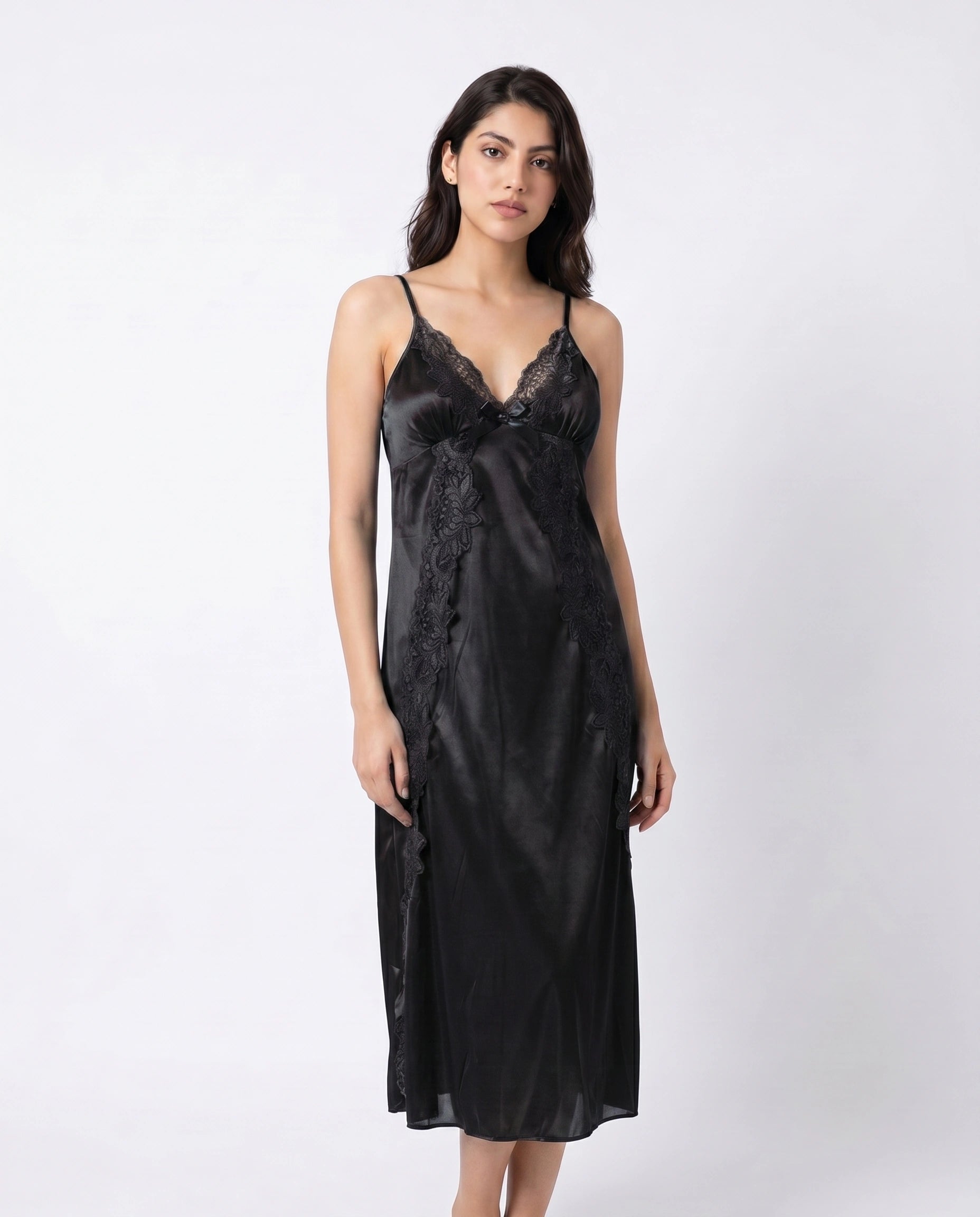 Gown Set - Valmira - Black