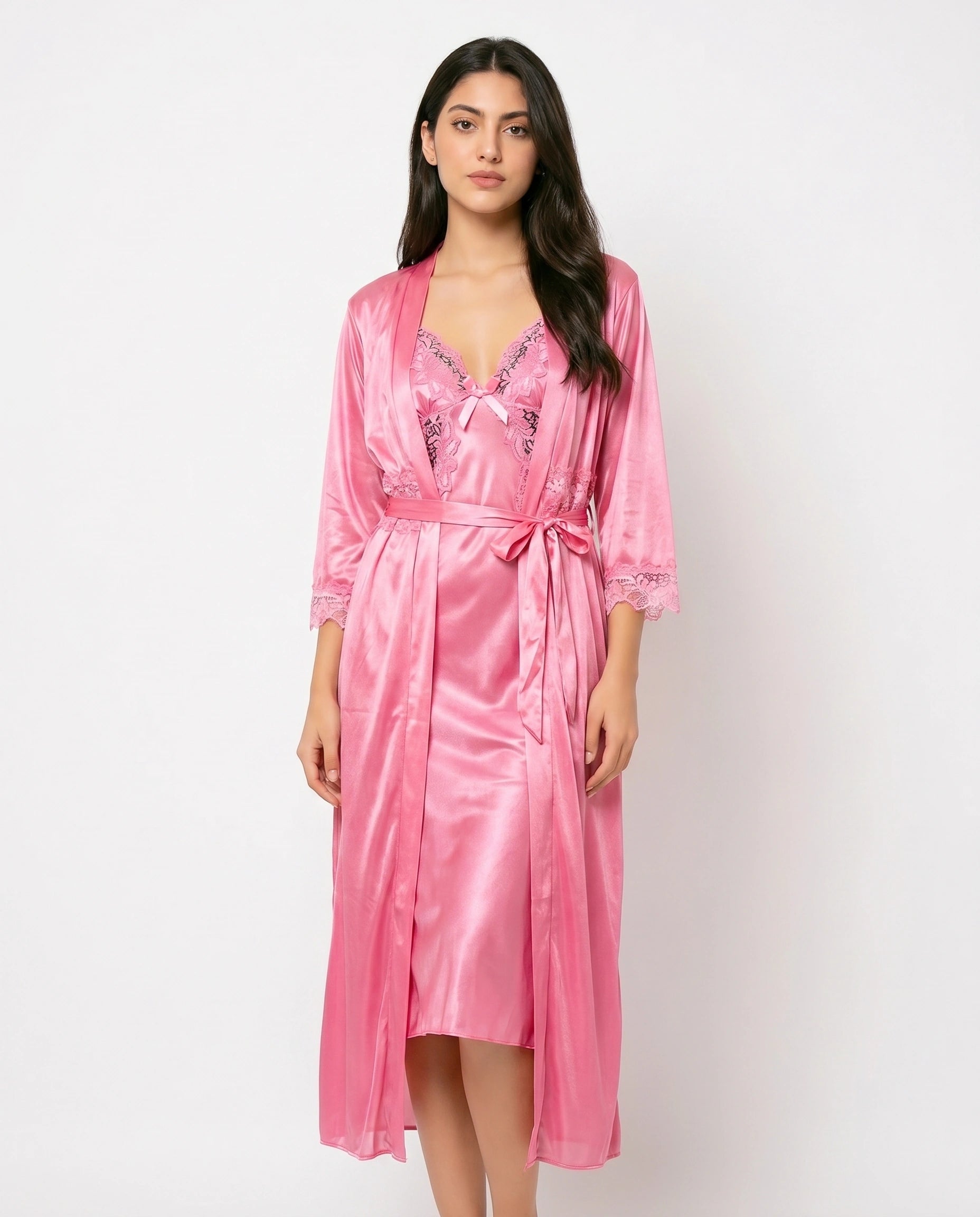 Gown Set - Valmira - Pink