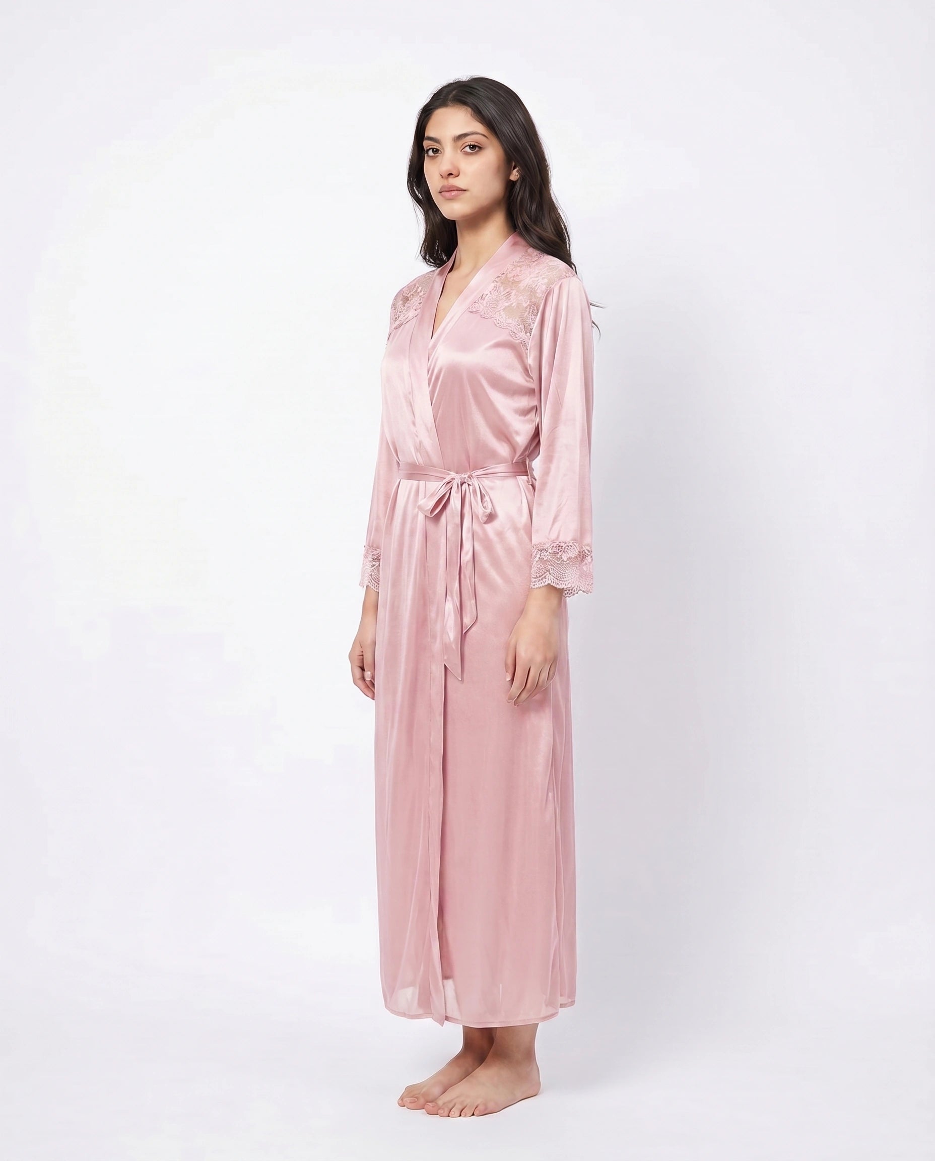 Gown Set - Zavira - Pink