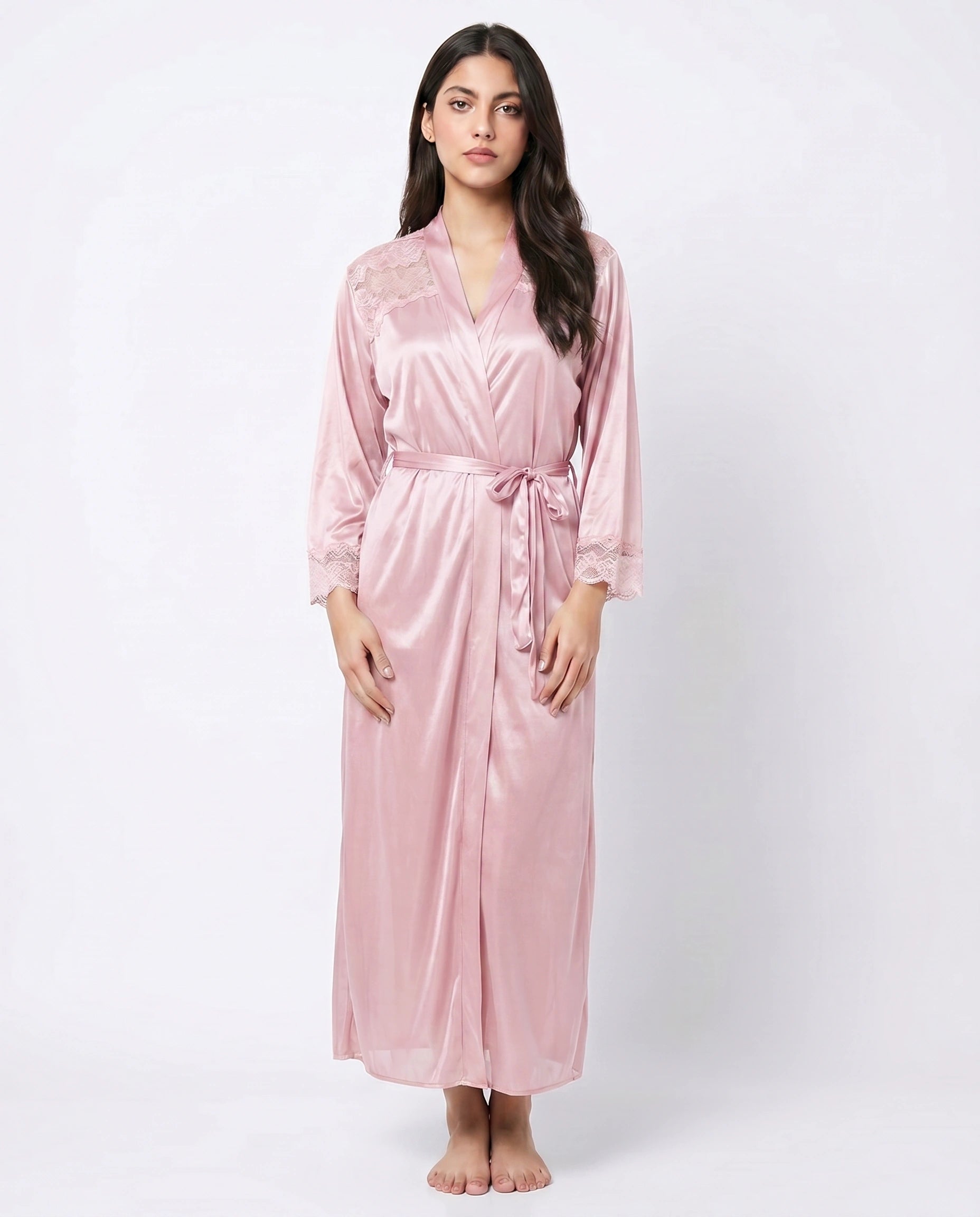 Gown Set - Zavira - Pink