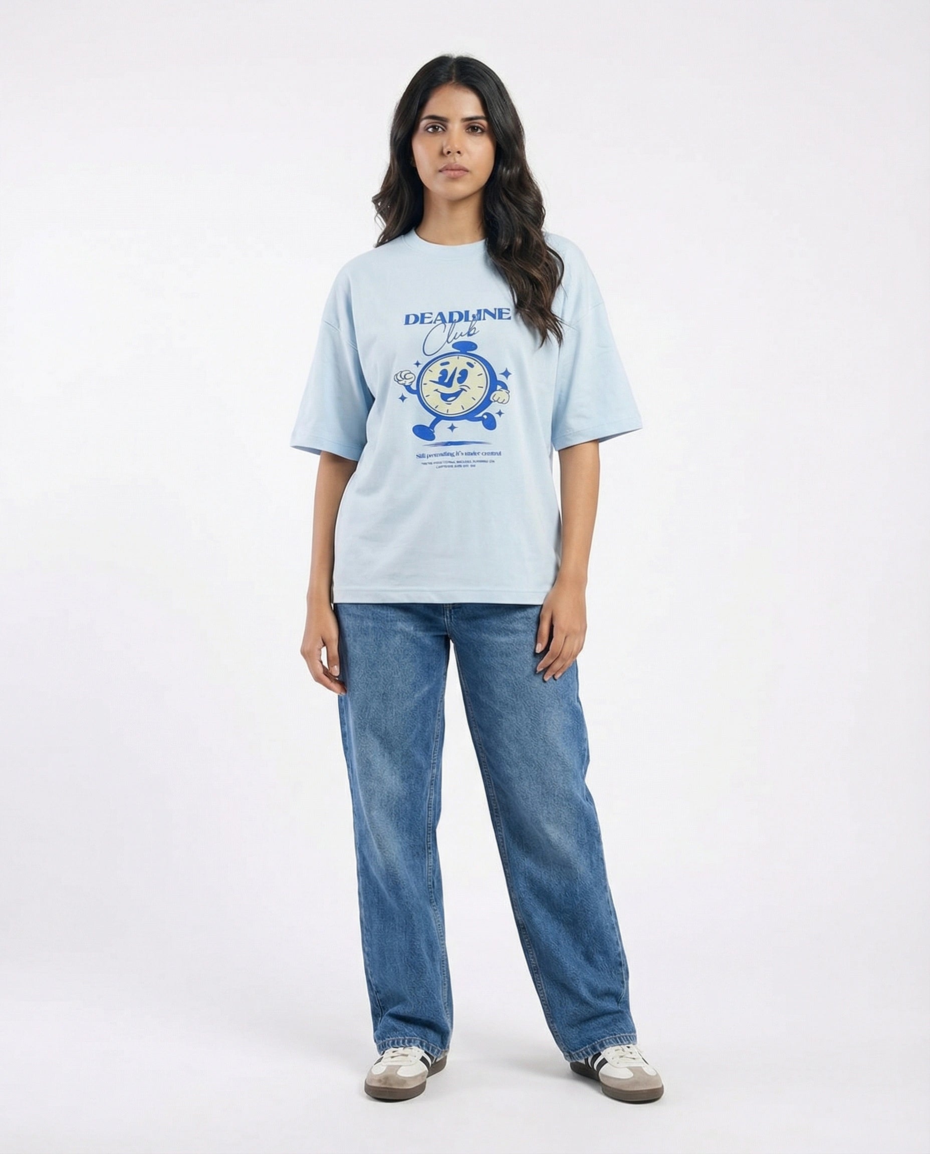 Drop Shoulder Graphic Tee - Deadline Club