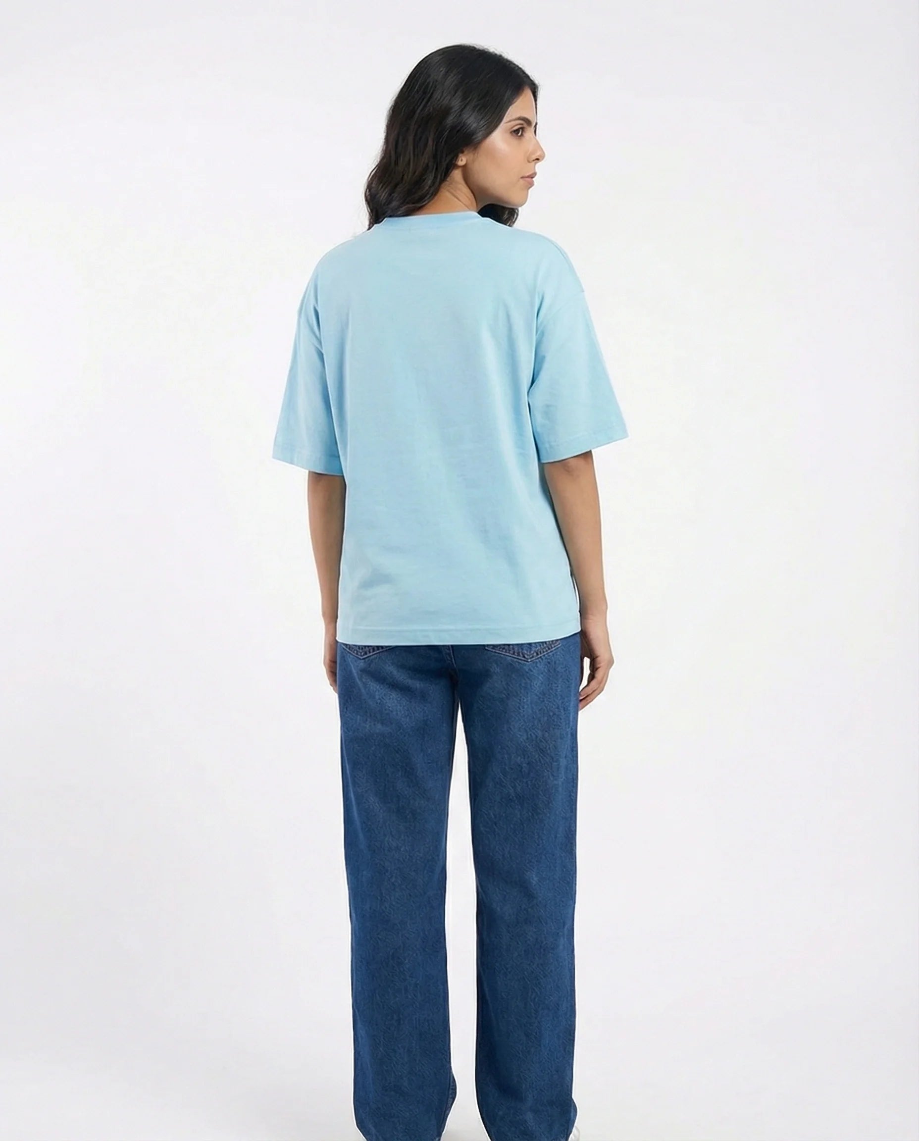 Drop Shoulder Graphic Tee - Slow Life