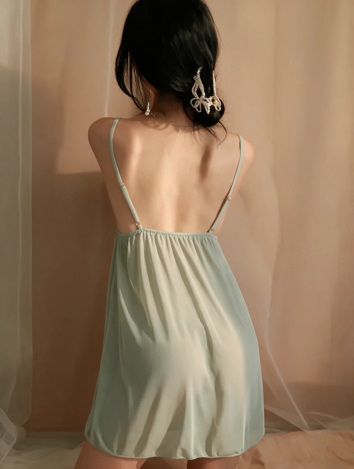 Gown Set - Lace Dusk - Green