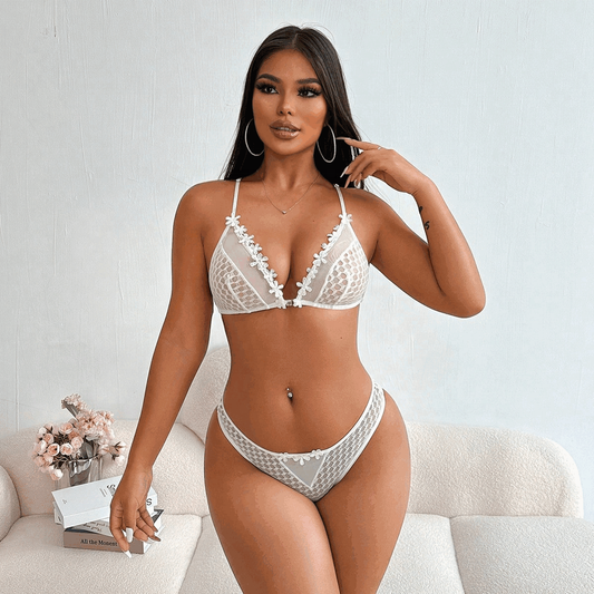 Sajiero Bra Set -  Ebon Lace