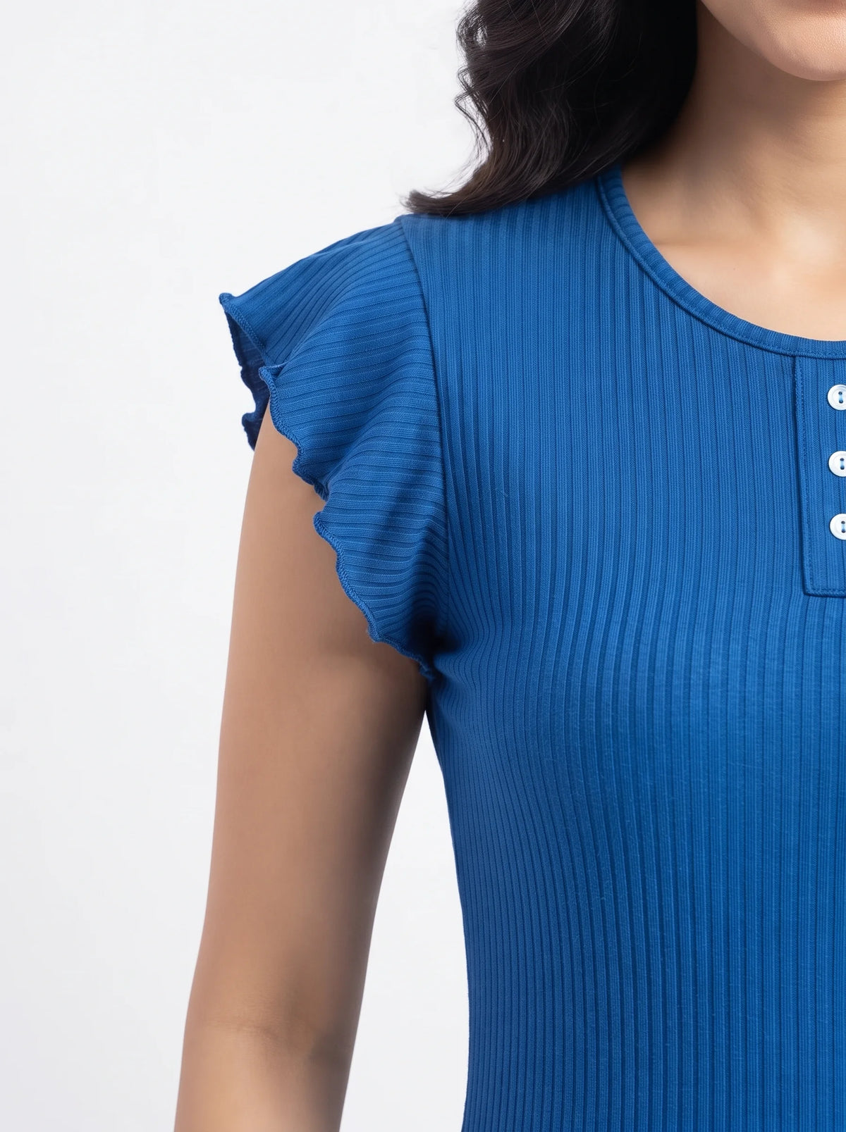 Cotton PJ Set - Heart Ease - Blue