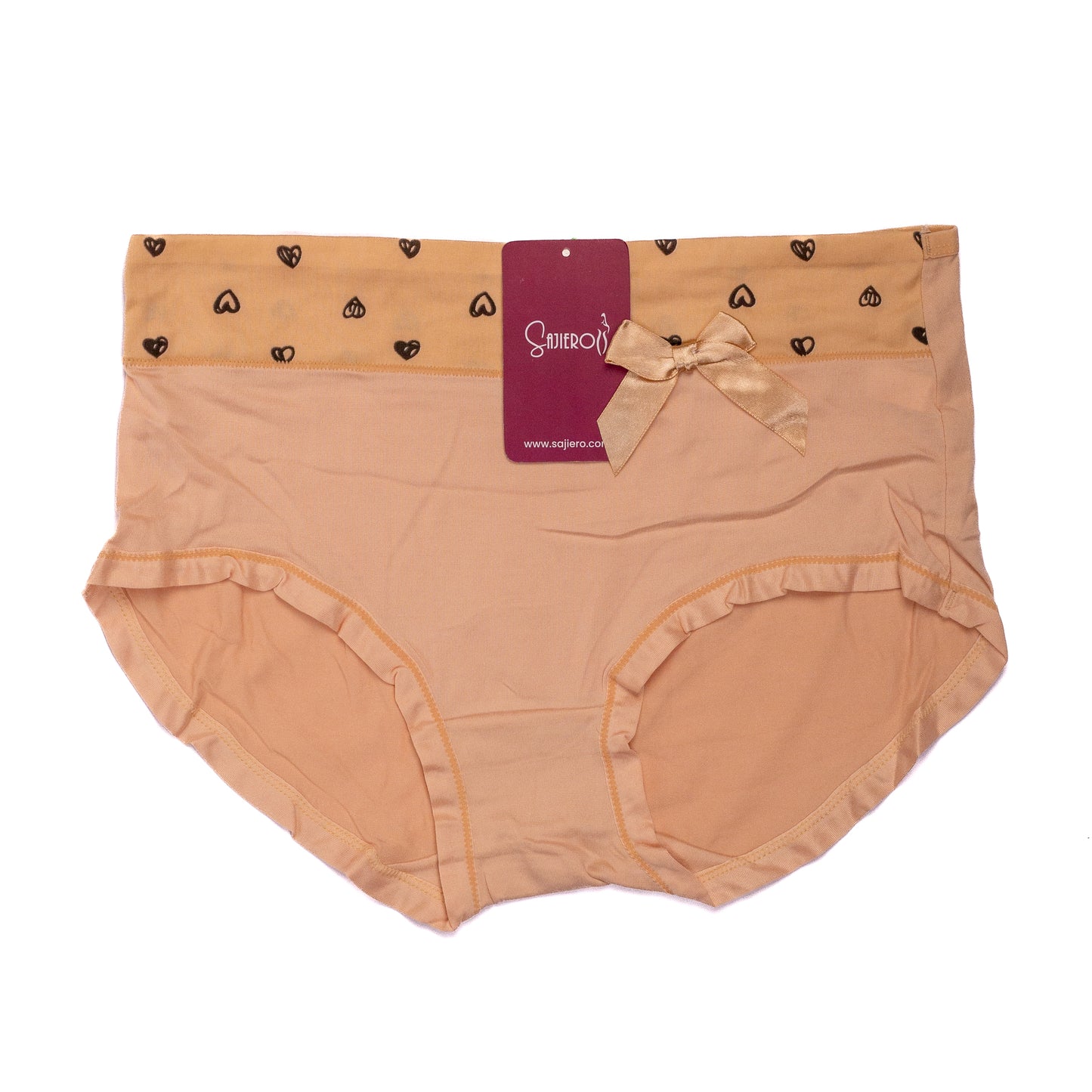 Heart Printed Brief Cotton Panty