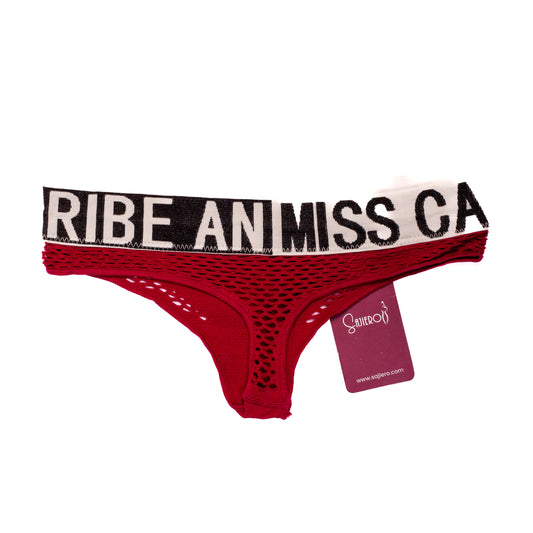 Waist Rib String G Net Panty