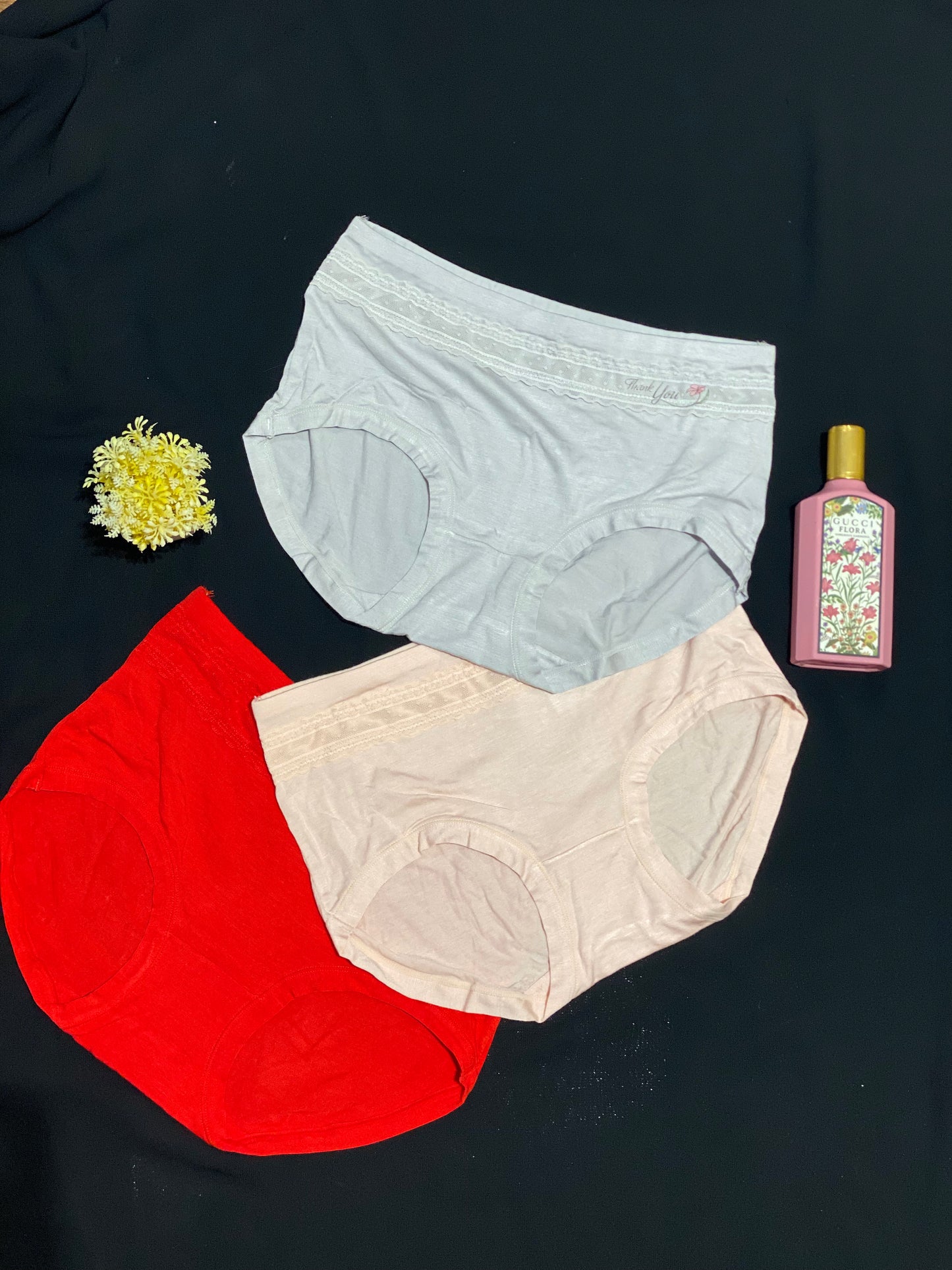Sajiero TVC Plain Brief Cotton Panty