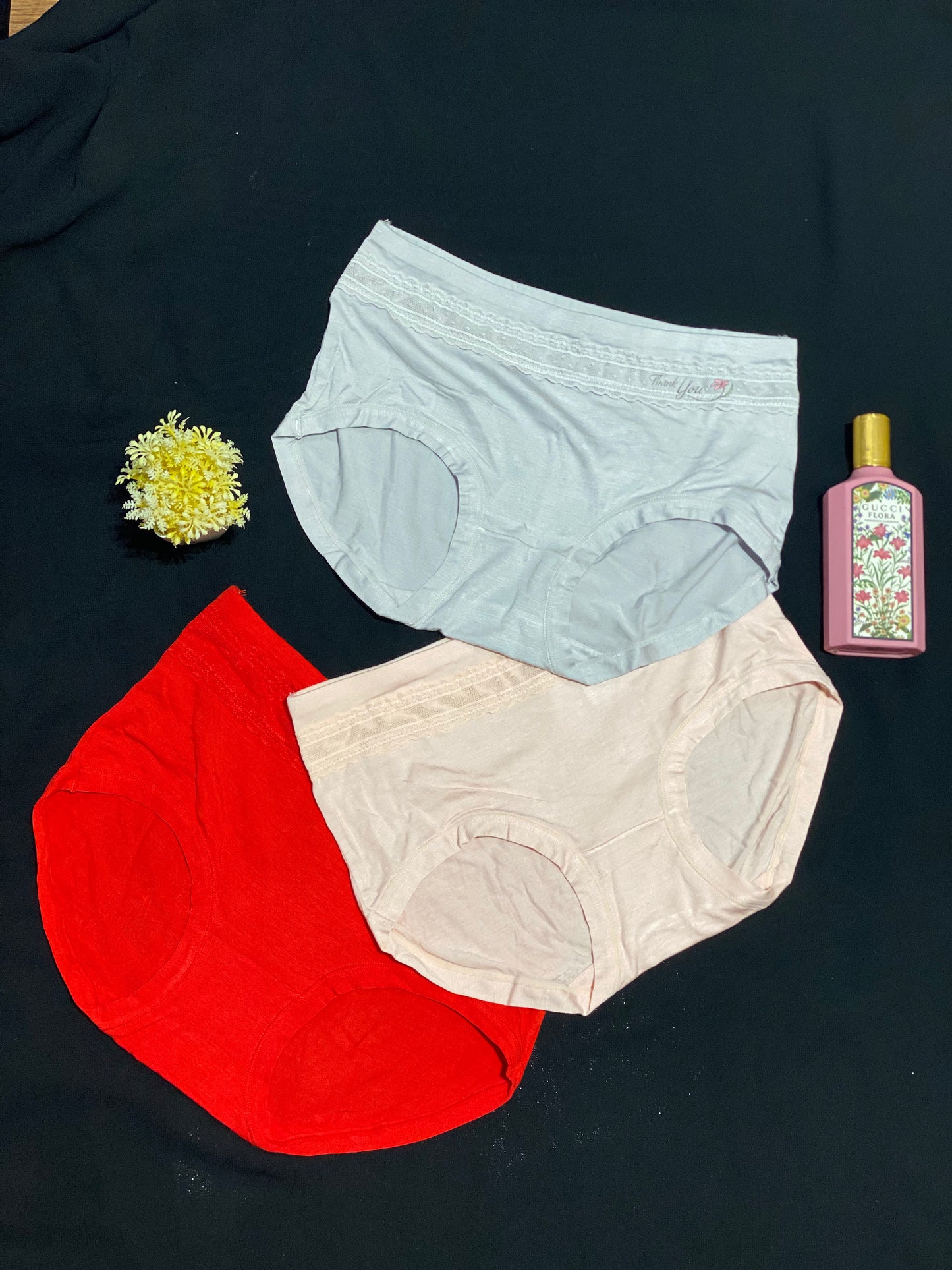 Sajiero TVC Plain Brief Cotton Panty