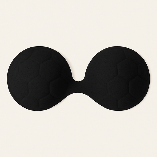 Round Textured Strapless Silicone Bra