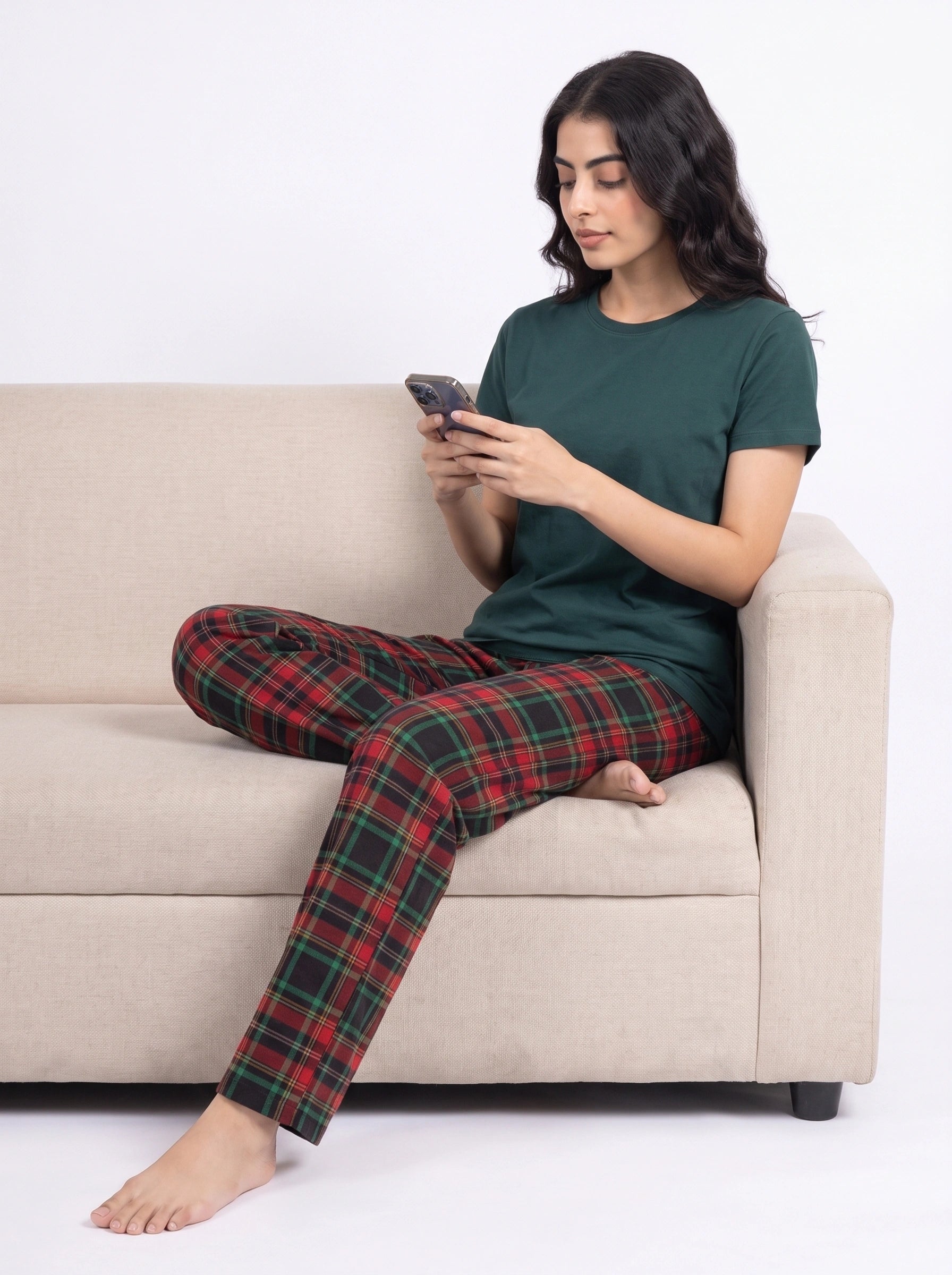 Cotton PJ Set - Juniper