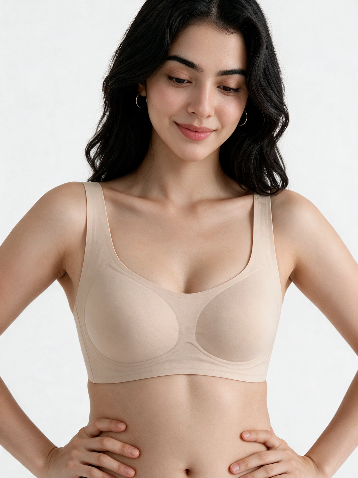 Seamless Padded Bra - Kiara - Skin