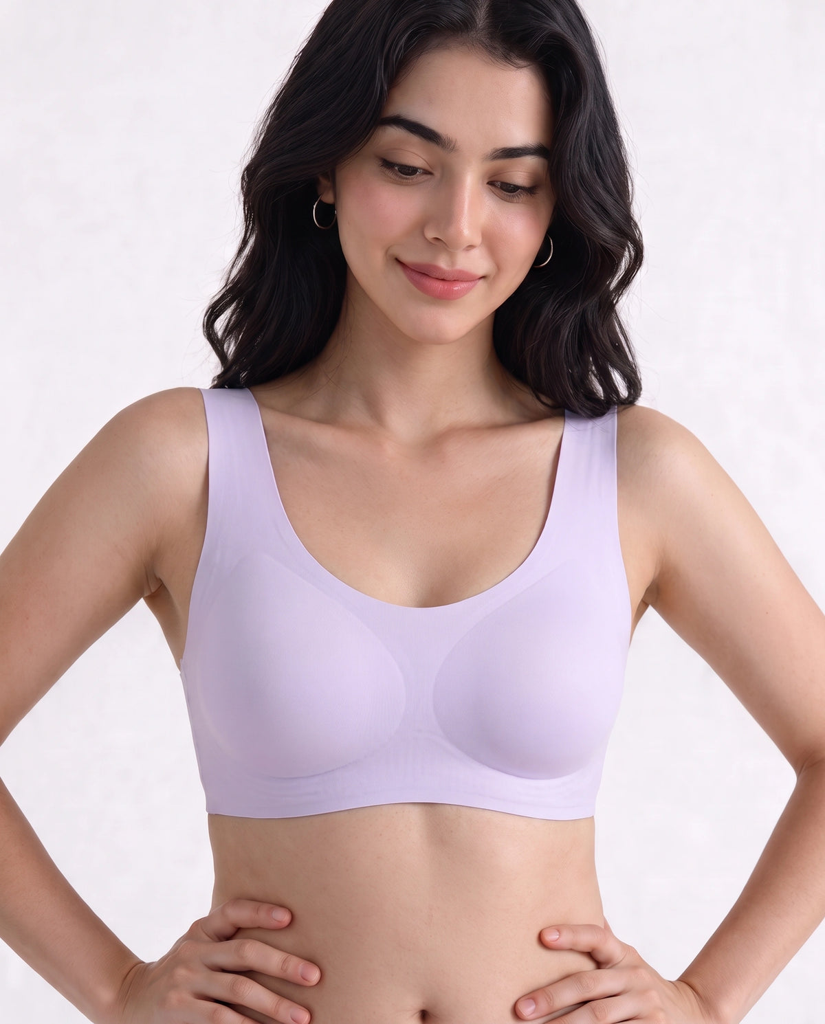 Seamless Padded Bra - Kiara - Soft Purple