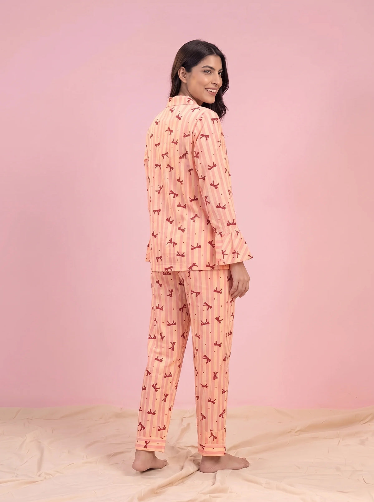 Linen PJ Set - Sunny Stripe
