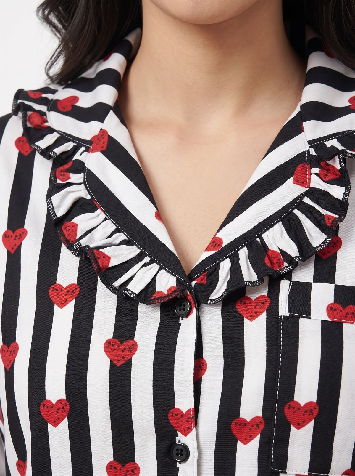 Linen PJ Set - Wild Stripe