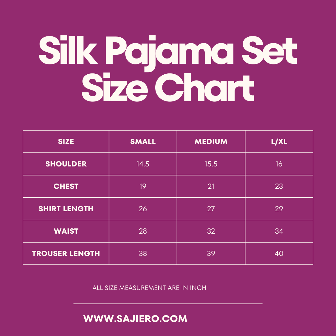 Sajiero Silk Pajama Suit - Floral Haze