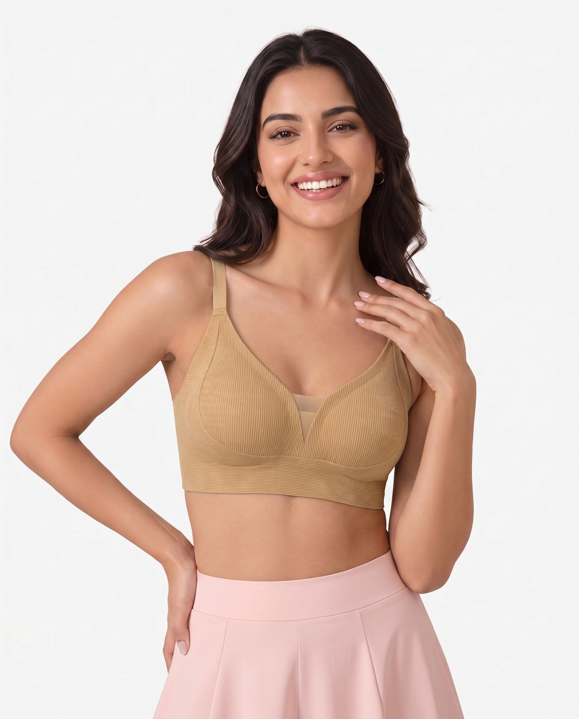 Seamless Padded Bra - Mira - Skin