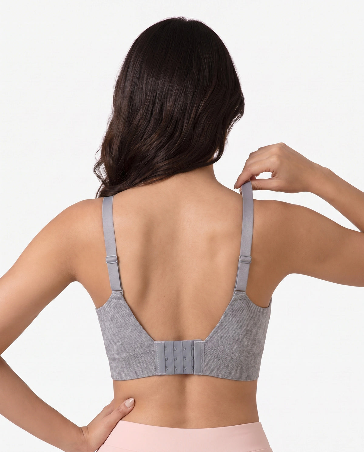 Seamless Padded Bra - Mira - Grey