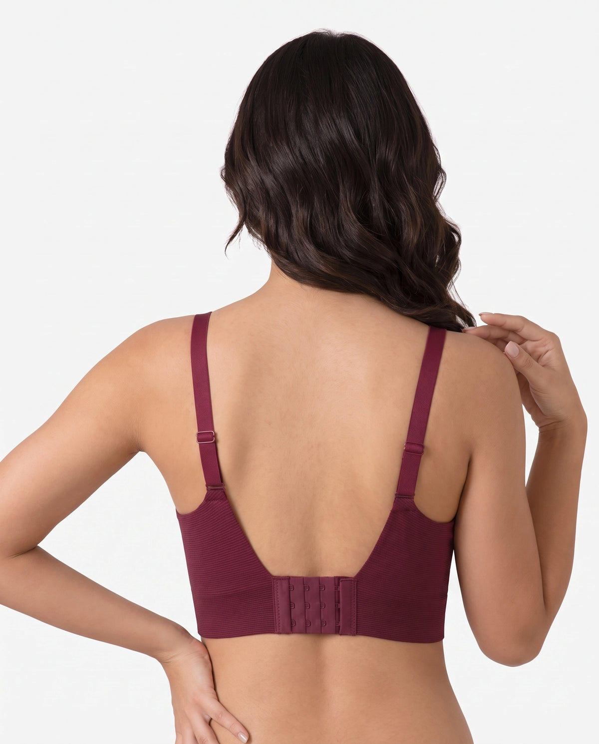 Seamless Padded Bra - Mira - Maroon