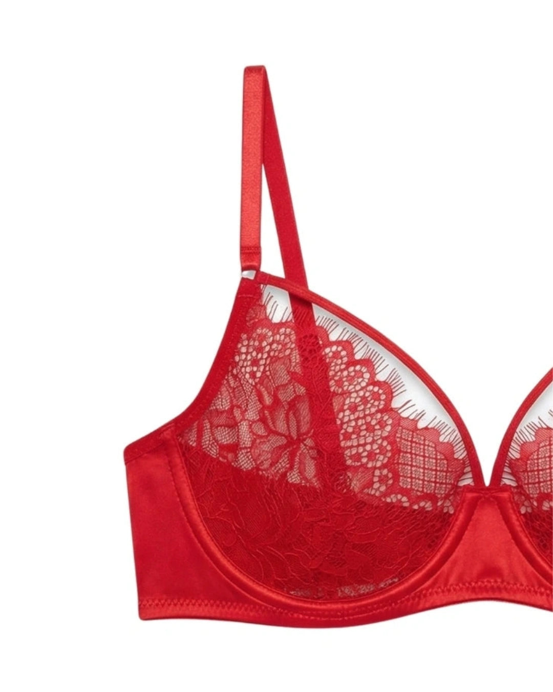 Non-Padded Bra - Vyxen - Red