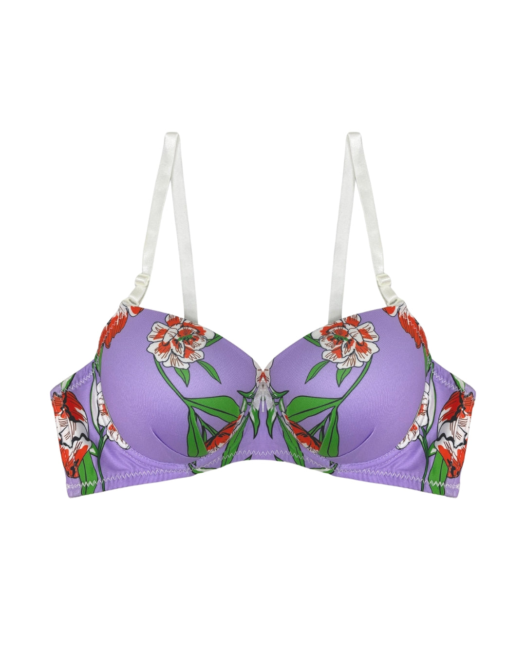 Padded Bra Set - Cheeky Lavender