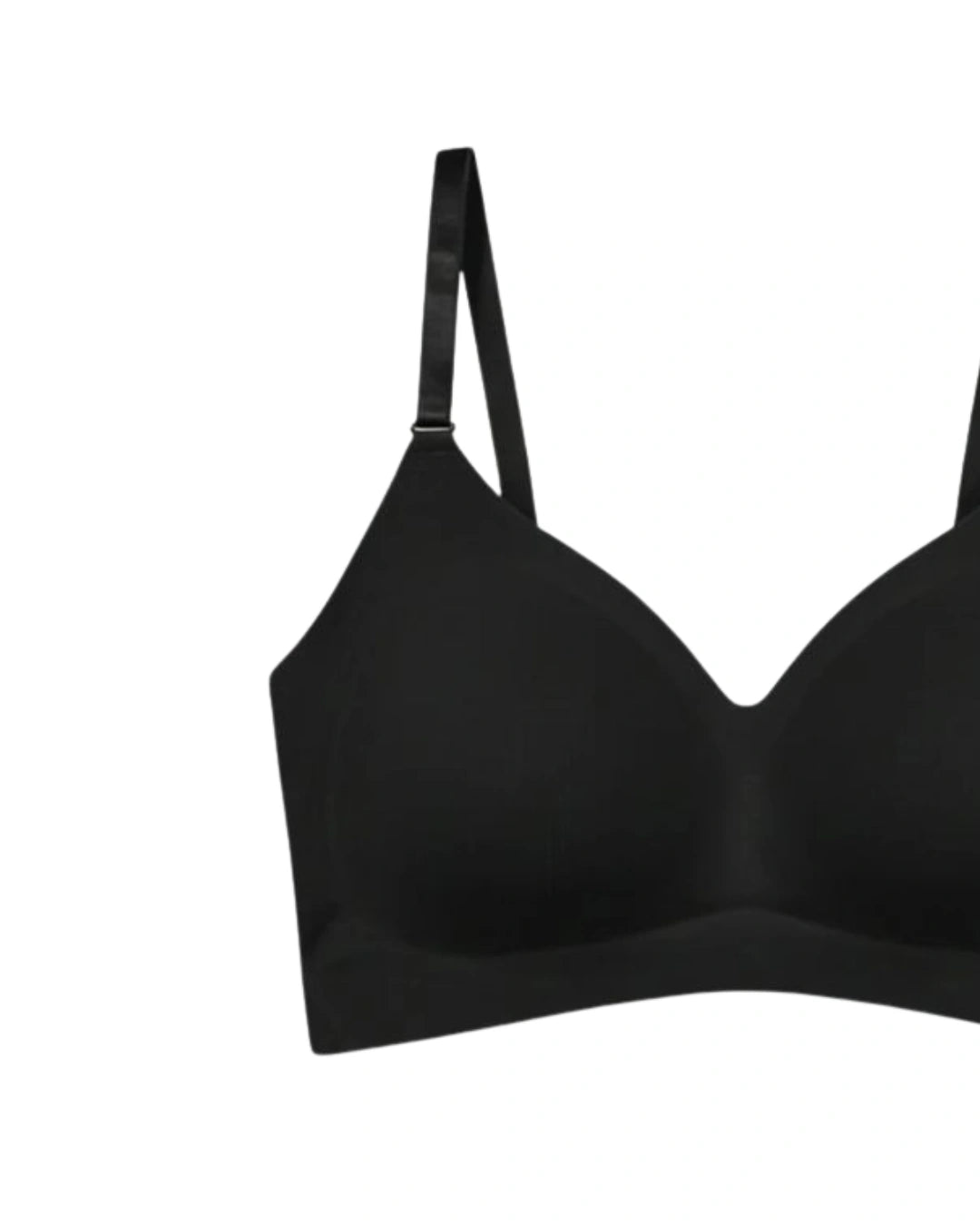 Padded Seamless Easy Comfort Bra - Black