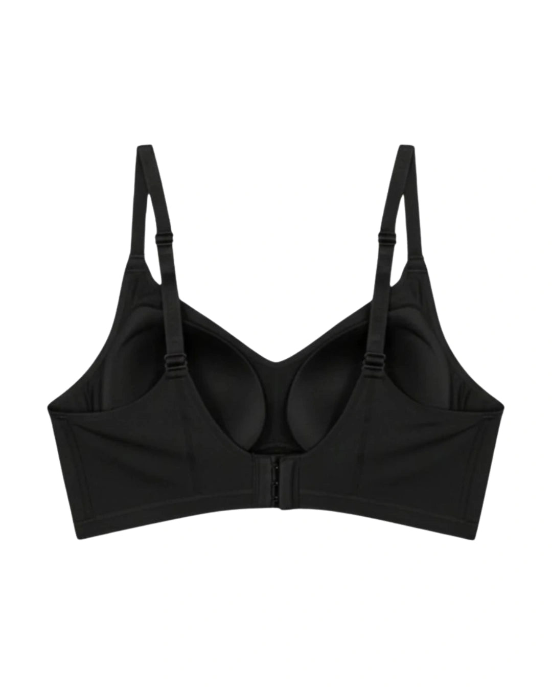 Padded Seamless Smooth Comfort Bra - Black