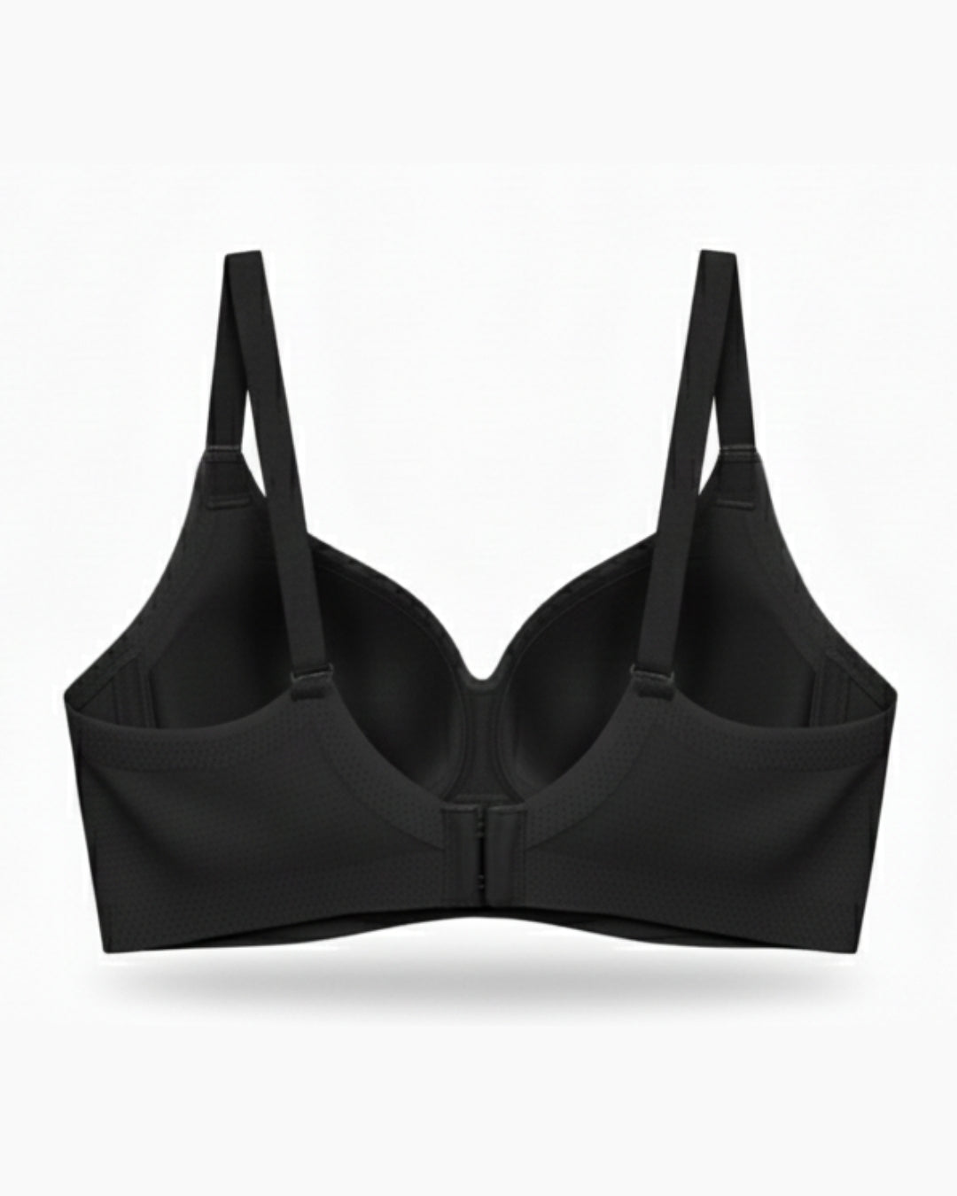 Padded Seamless Smooth Dot Bra - Black