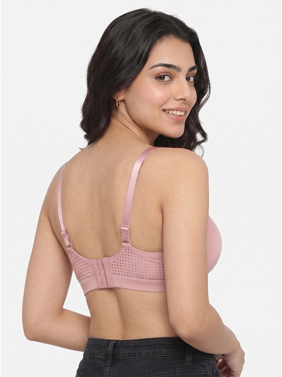 Light Padded T-Shirt Bra - kylie - Pink
