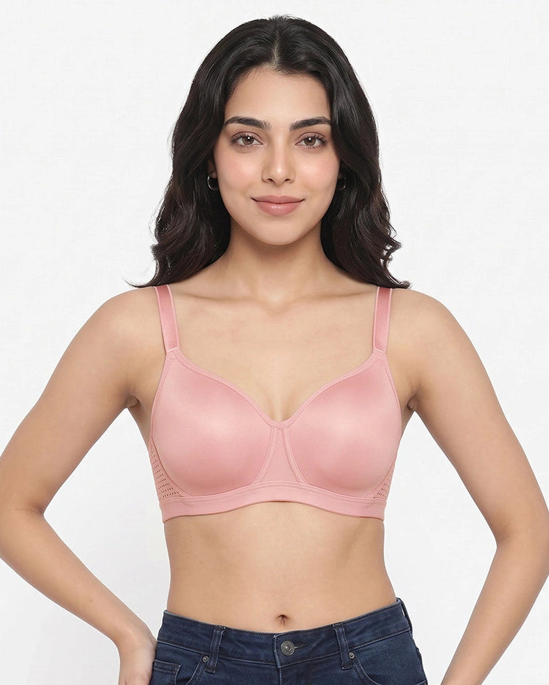 Light Padded T-Shirt Bra - kylie - Pink