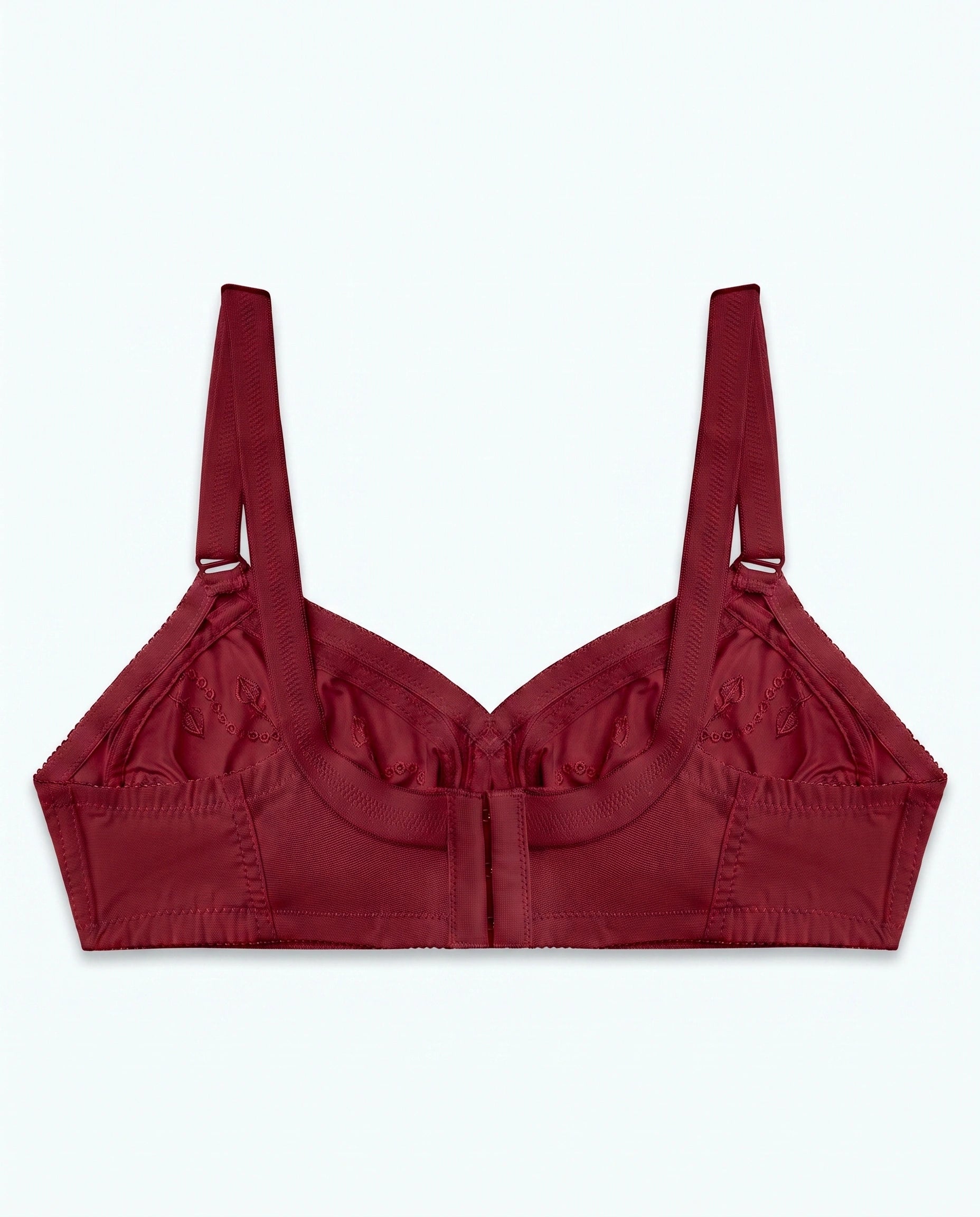 Pure Comfy Casual Non Padded Wireless Bra - Maroon