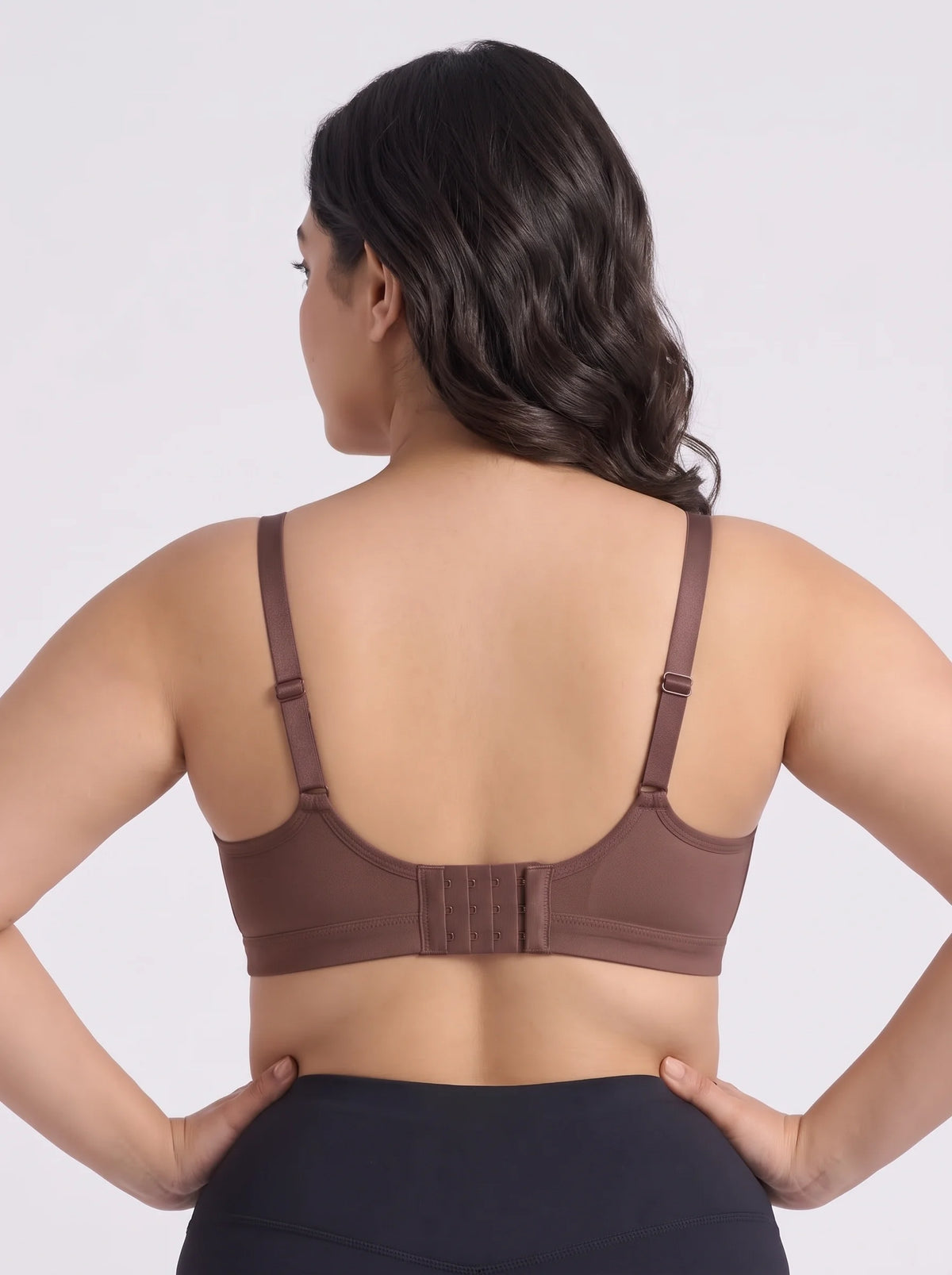 Padded Non-Wired T-Shirt Bra - Reem - Light Brown