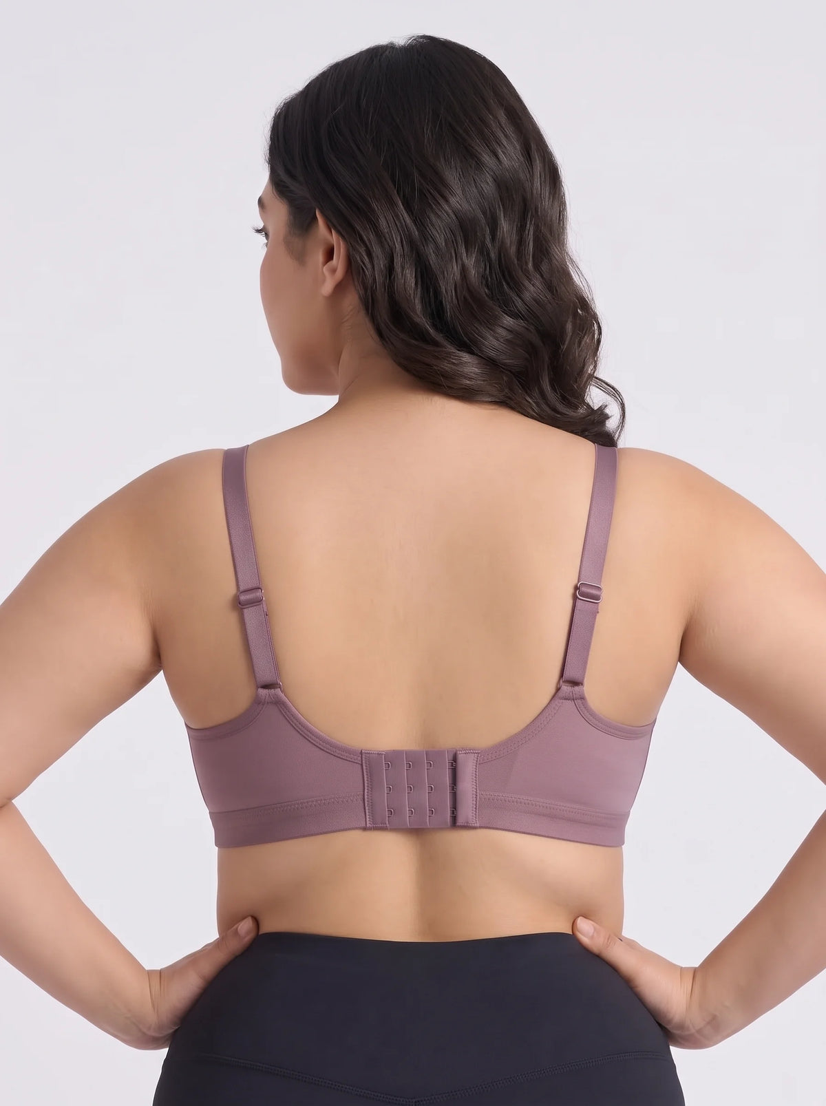 Padded Non-Wired T-Shirt Bra - Reem - Purple