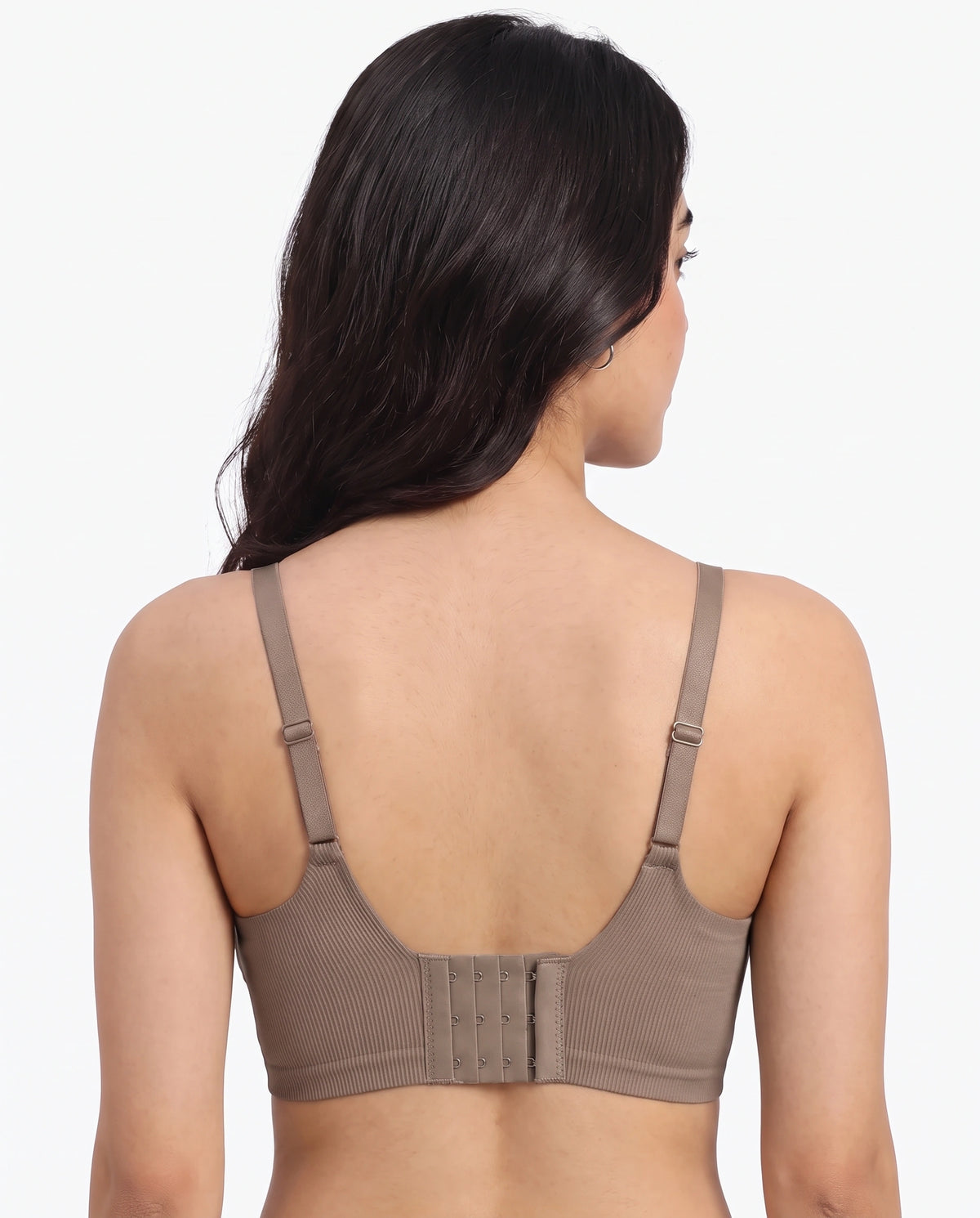 Seamless Padded Bra - Rina - Light Brown