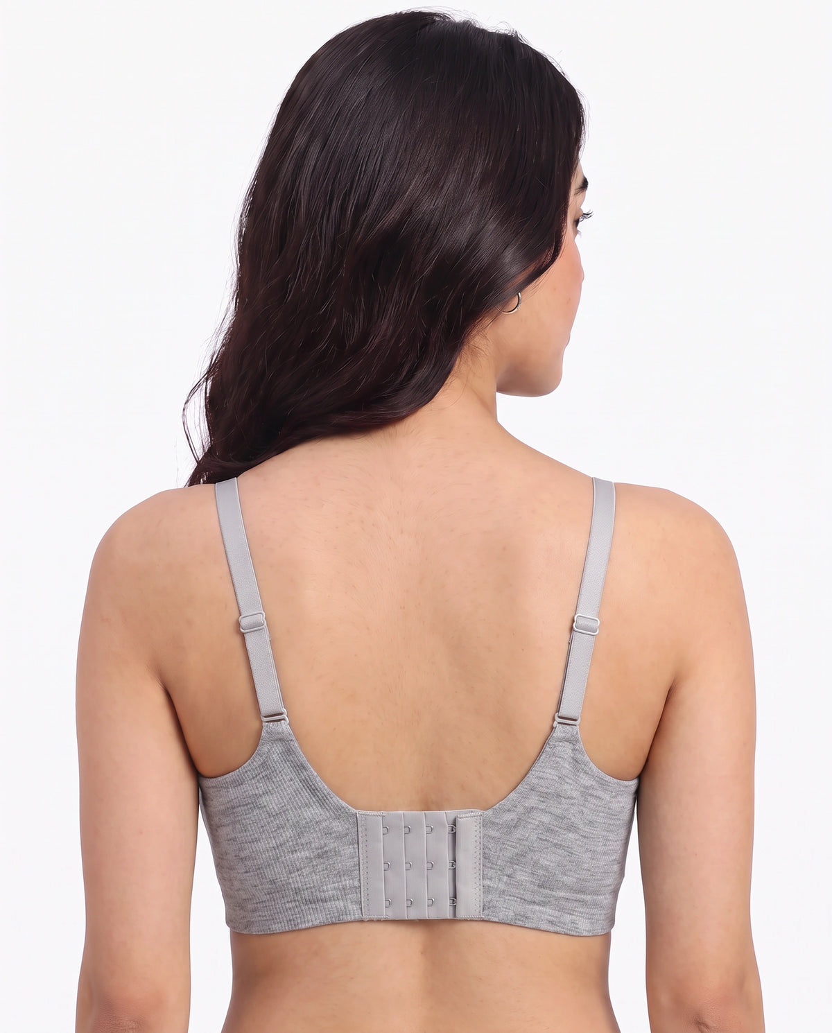 Seamless Padded Bra - Rina - Grey
