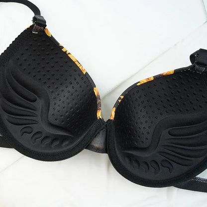Sajiero Bex Printed Padded Bra and Panty Set sexy printed bra set for women and ladies price in pakistan online