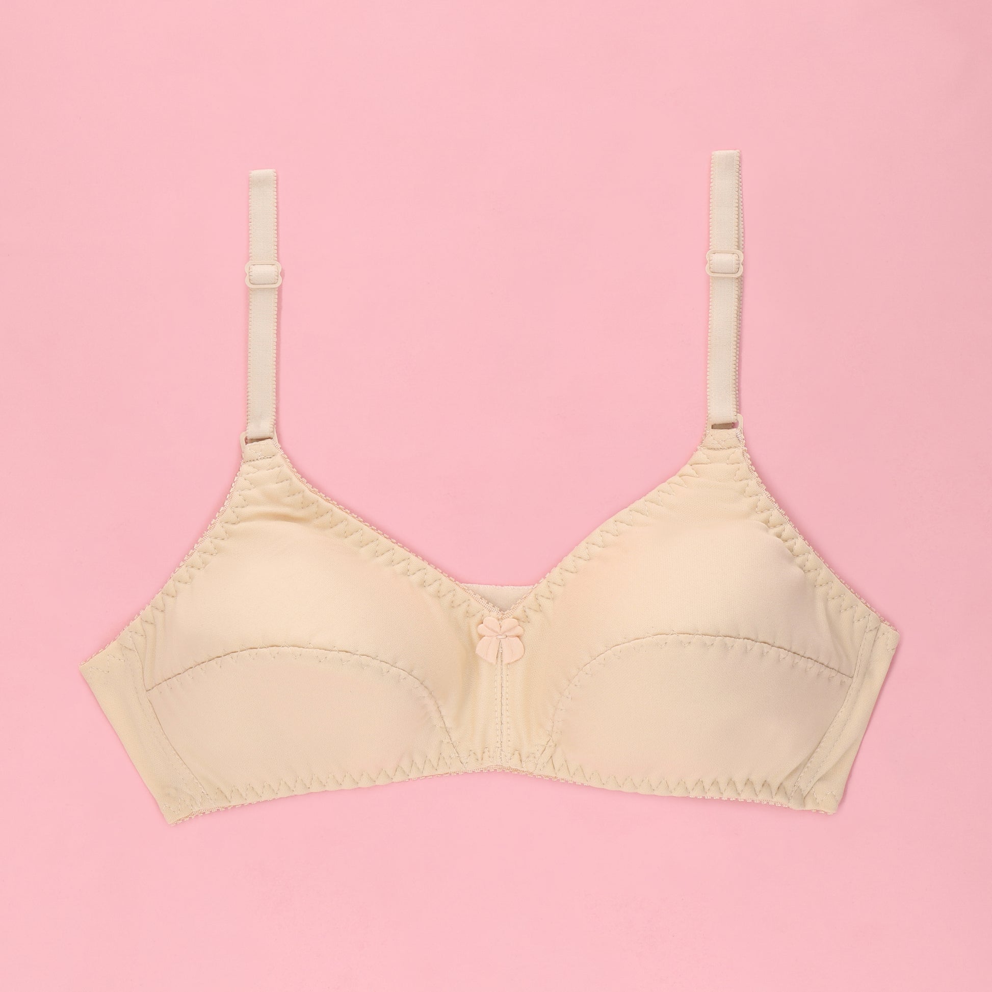 Sajiero Ample Single Padded Casual Wireless Bra
