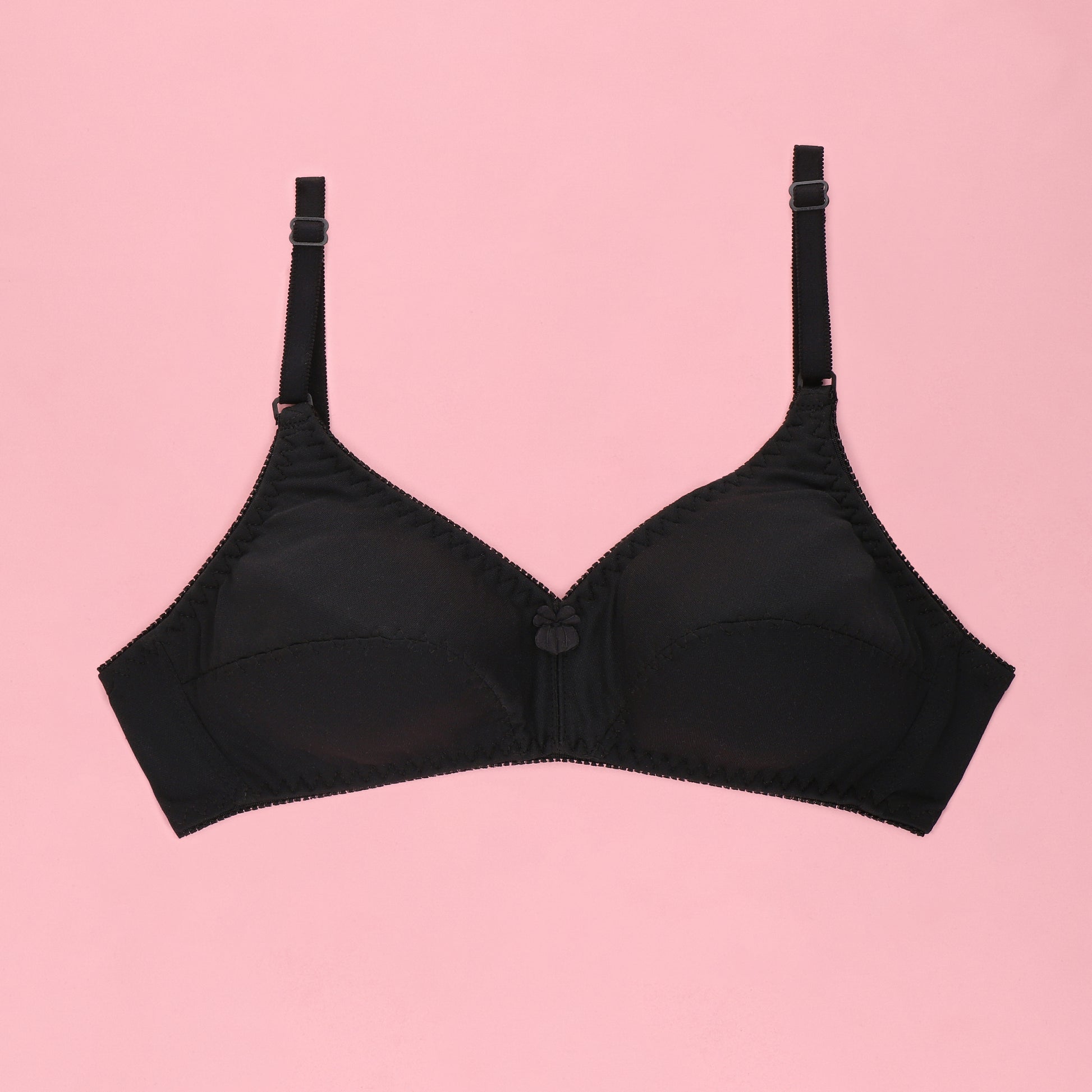 Sajiero Ample Single Padded Casual Wireless Bra