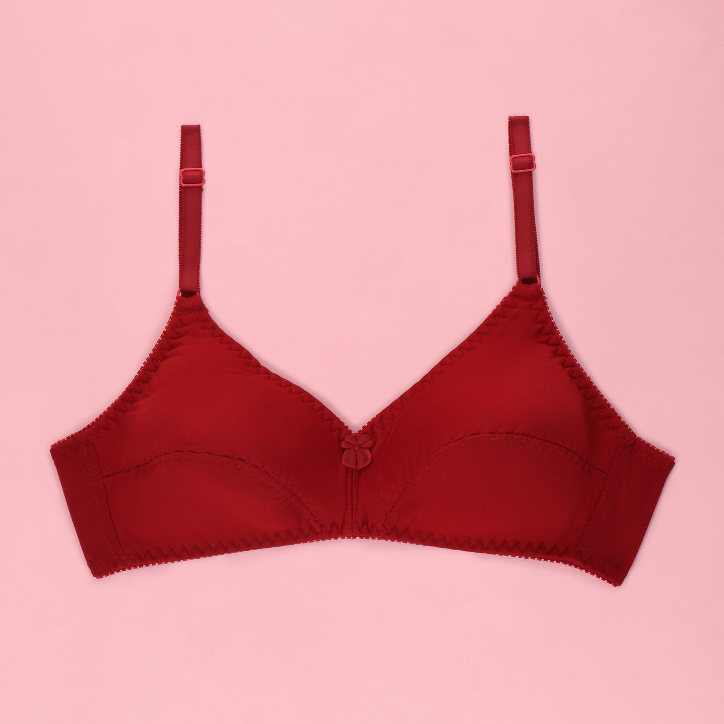Sajiero Ample Single Padded Casual Wireless Bra