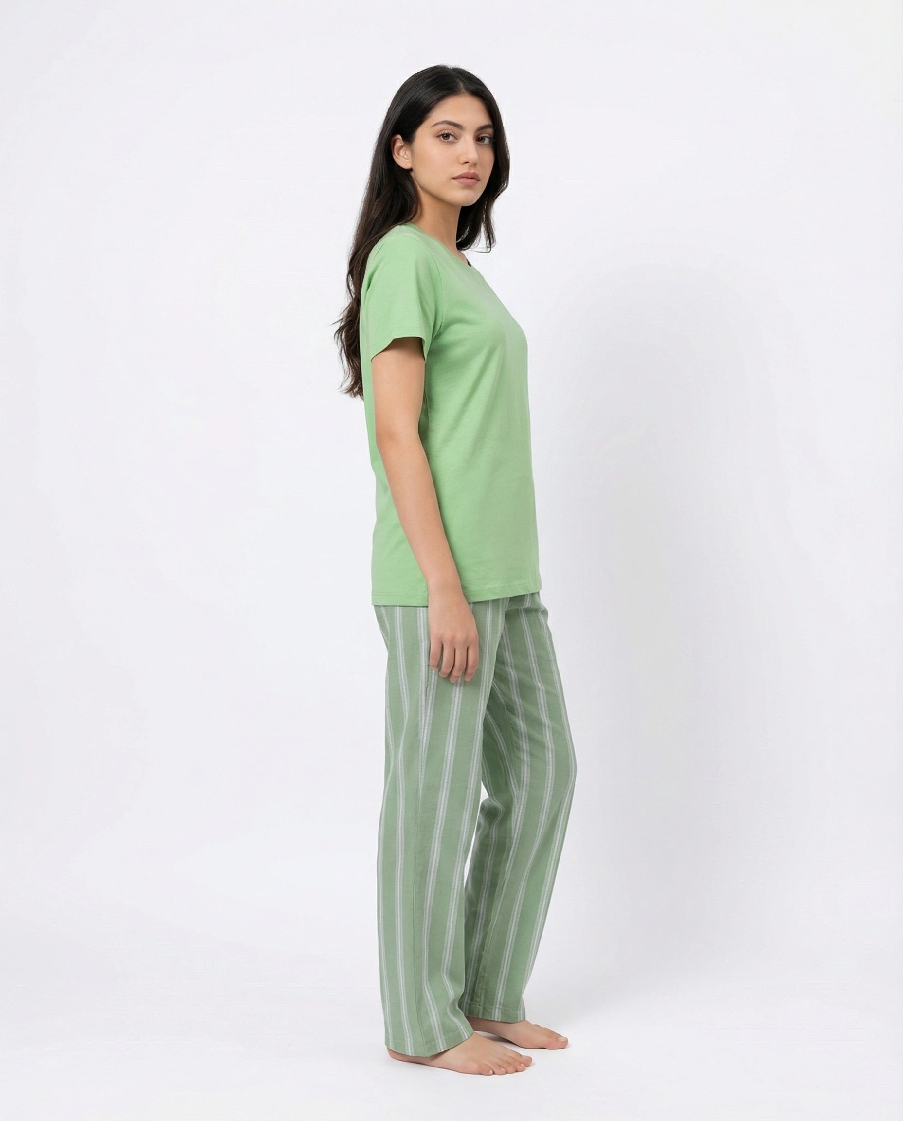 Cotton PJ Set - Sage Ease