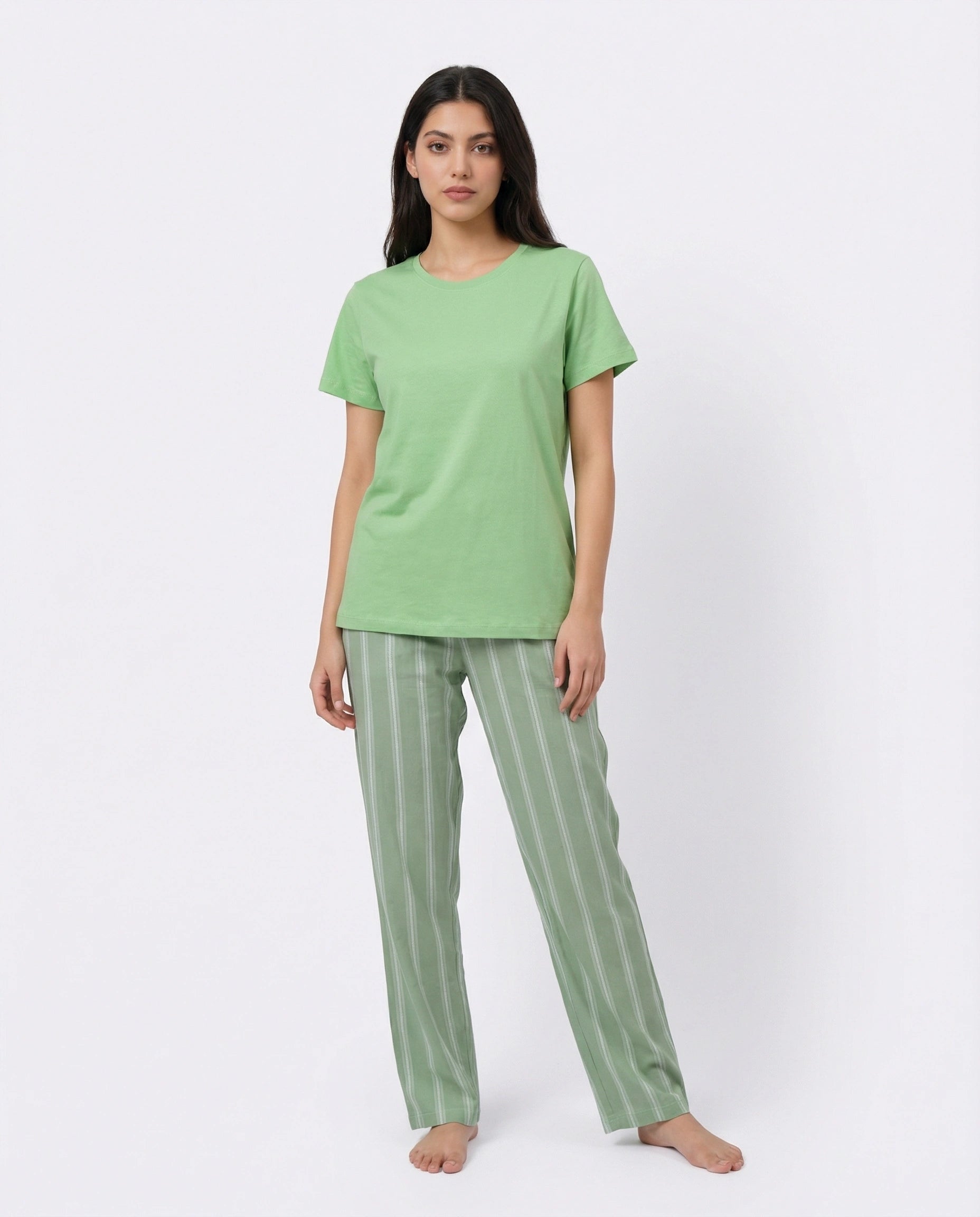 Cotton PJ Set - Sage Ease
