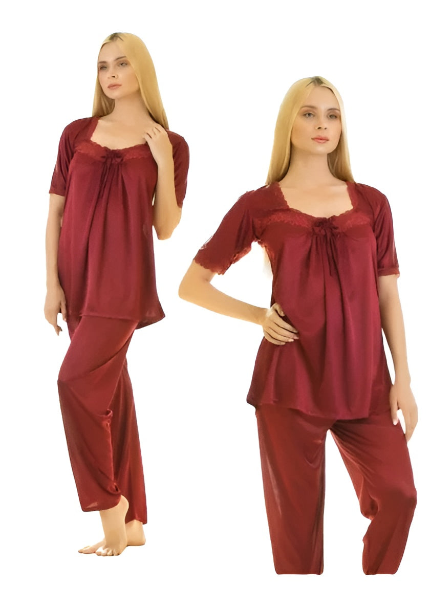 Sajiero Silk Pajama Suit - Silk Whisper