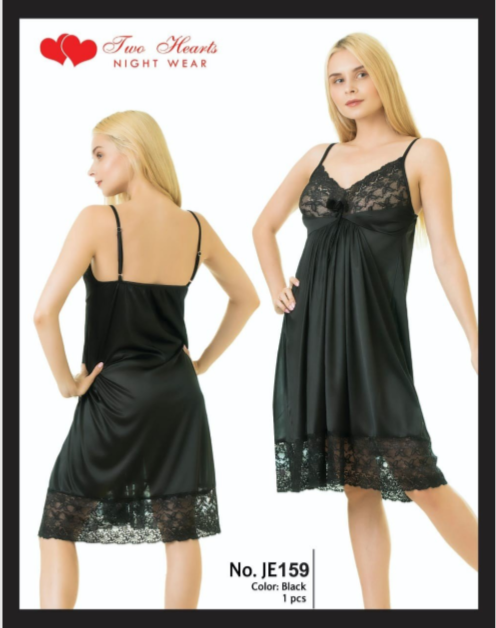 1 Piece Silk Short Nightwear For Girls & Women – Sajiero