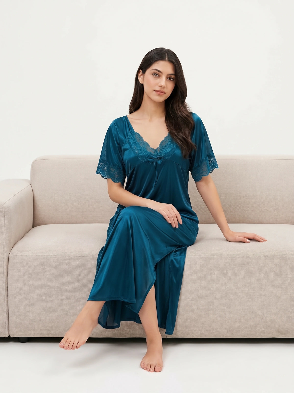 Gown -  Grace Night - Sea Green